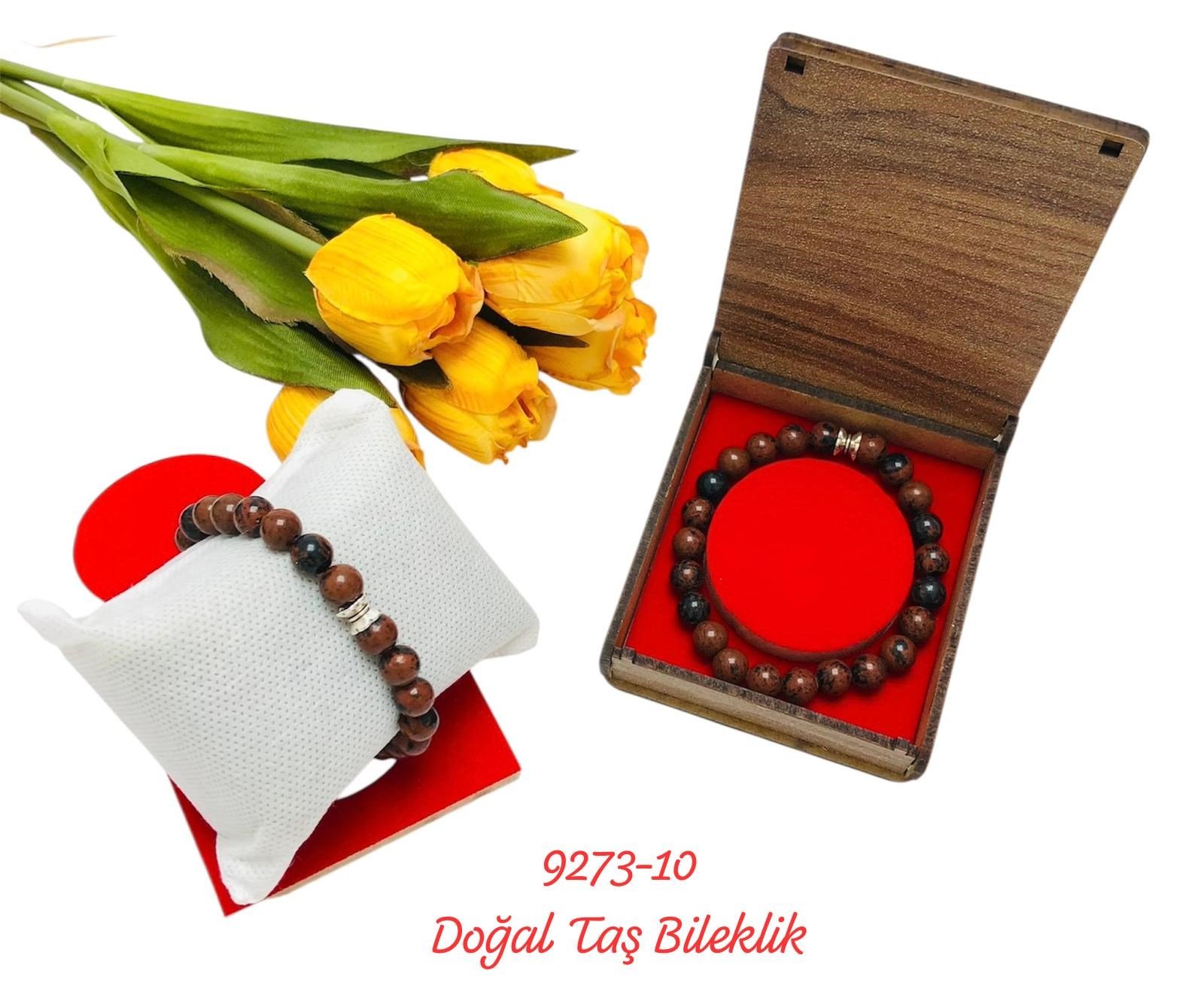 9273 Kutulu Doğal Taş Bileklik