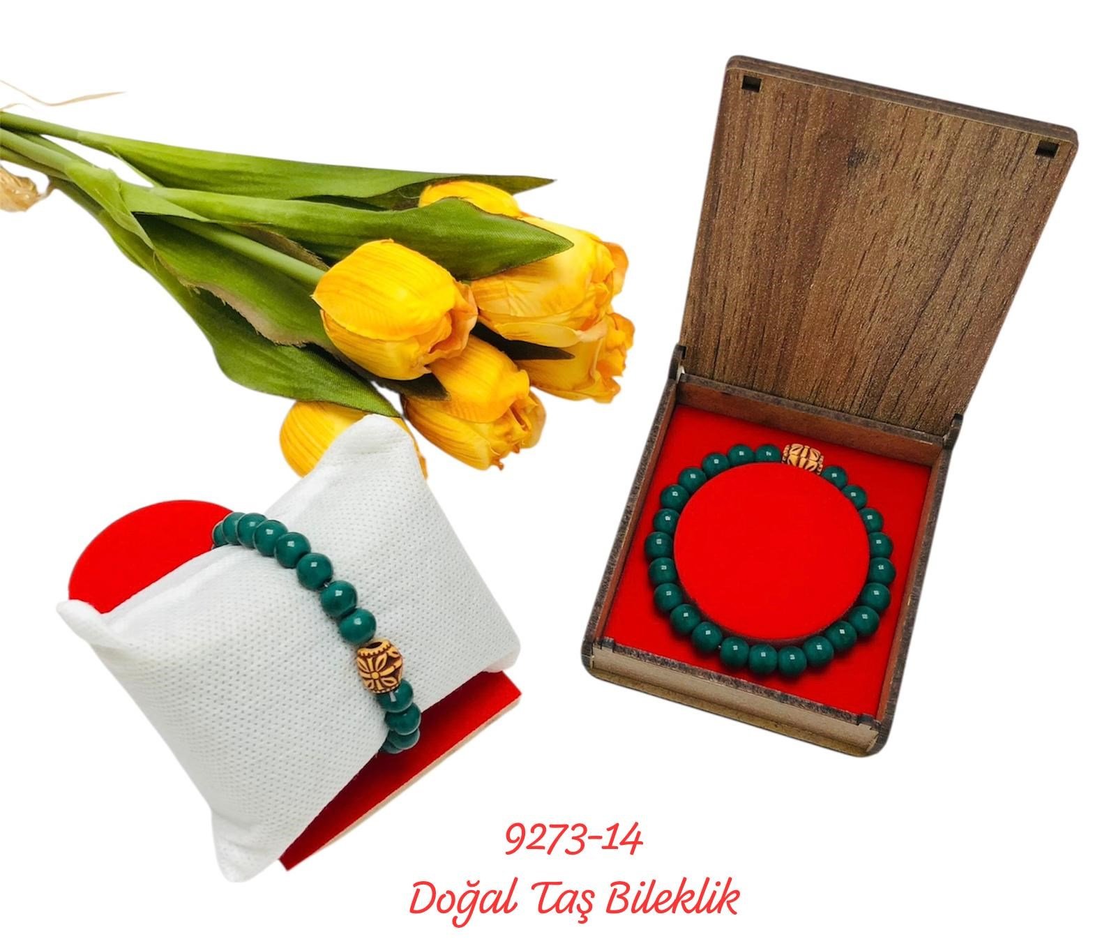 9273 Kutulu Doğal Taş Bileklik