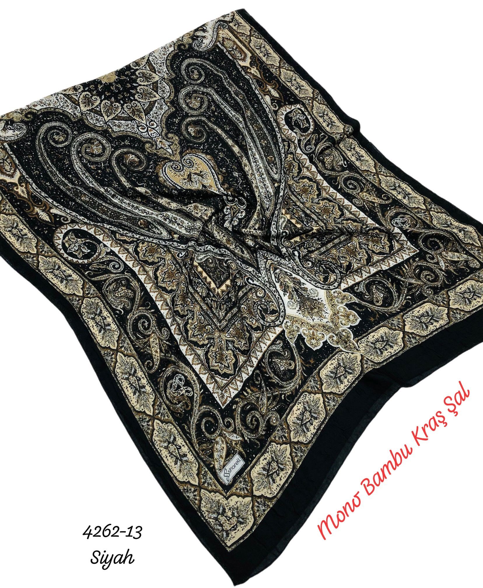 4262 Mono Bambu Kraş Şal