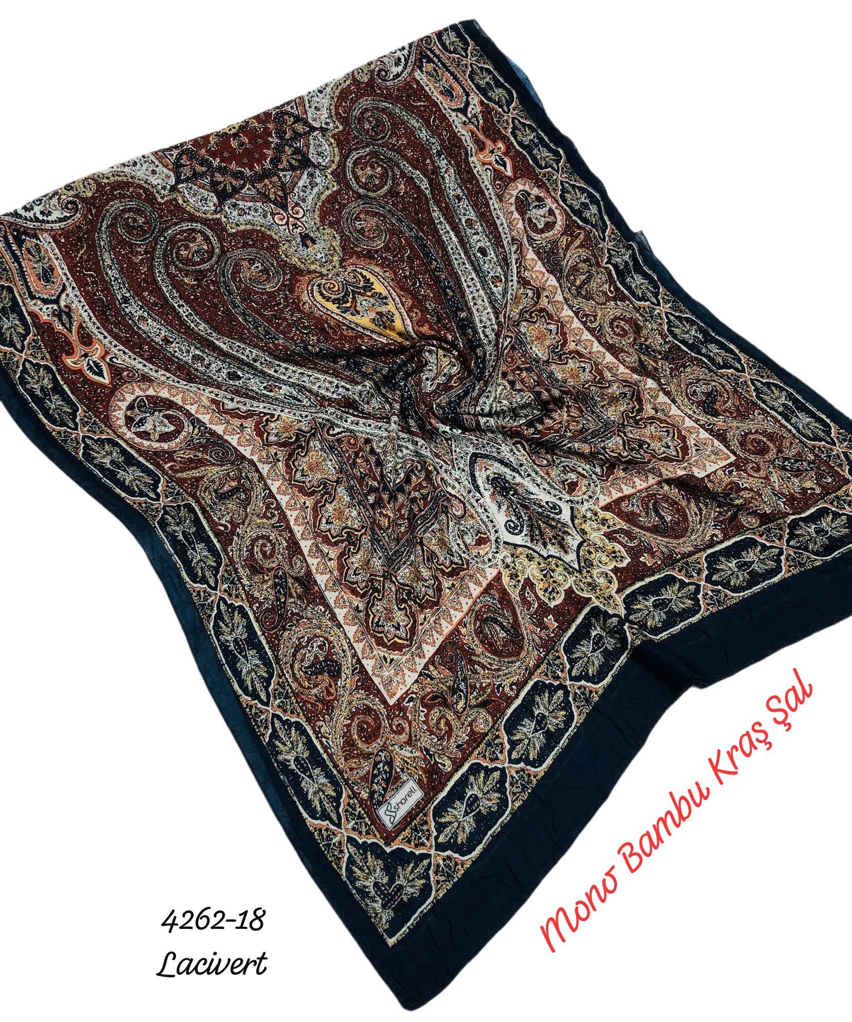 4262 Mono Bambu Kraş Şal