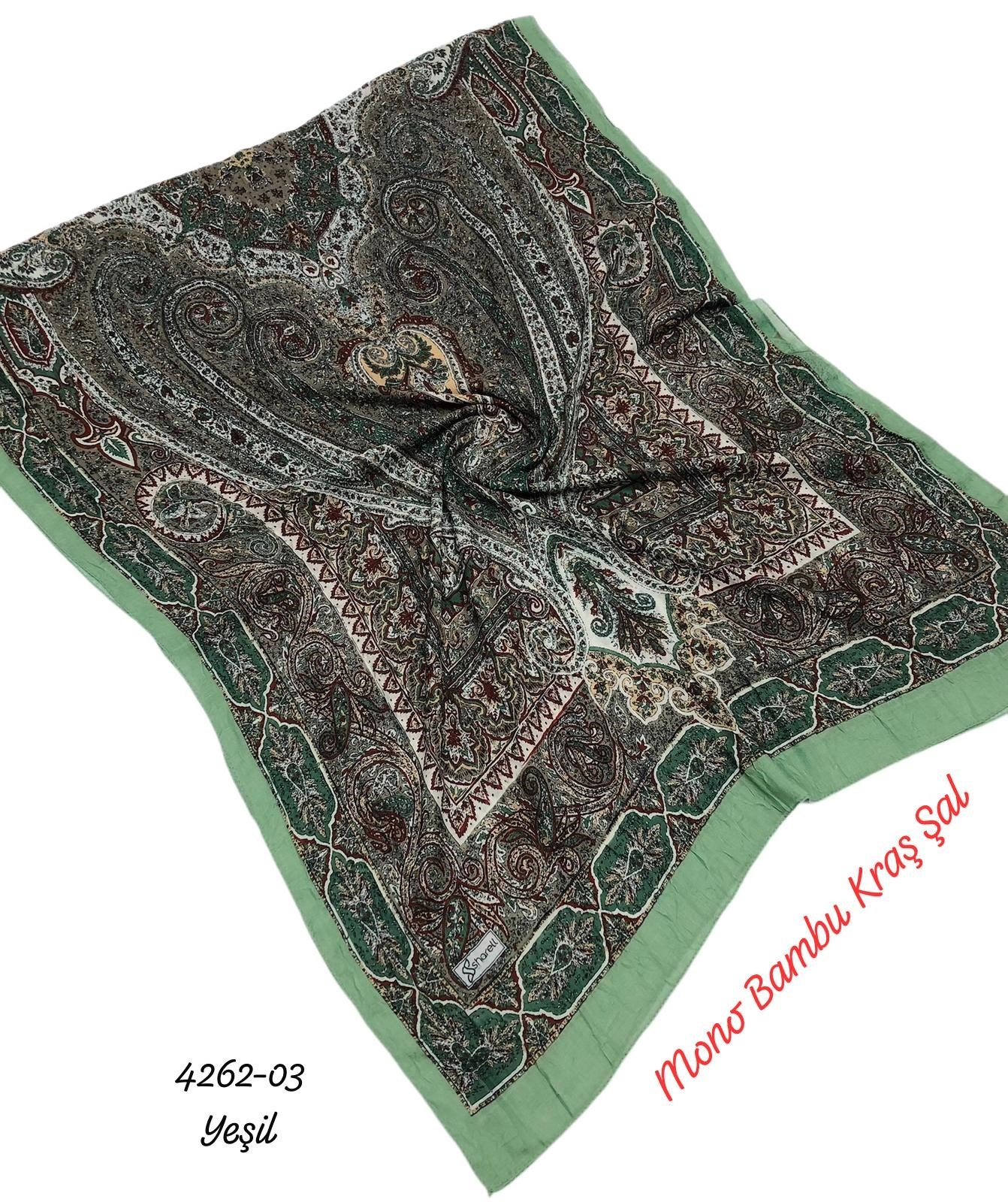 4262 Mono Bambu Kraş Şal