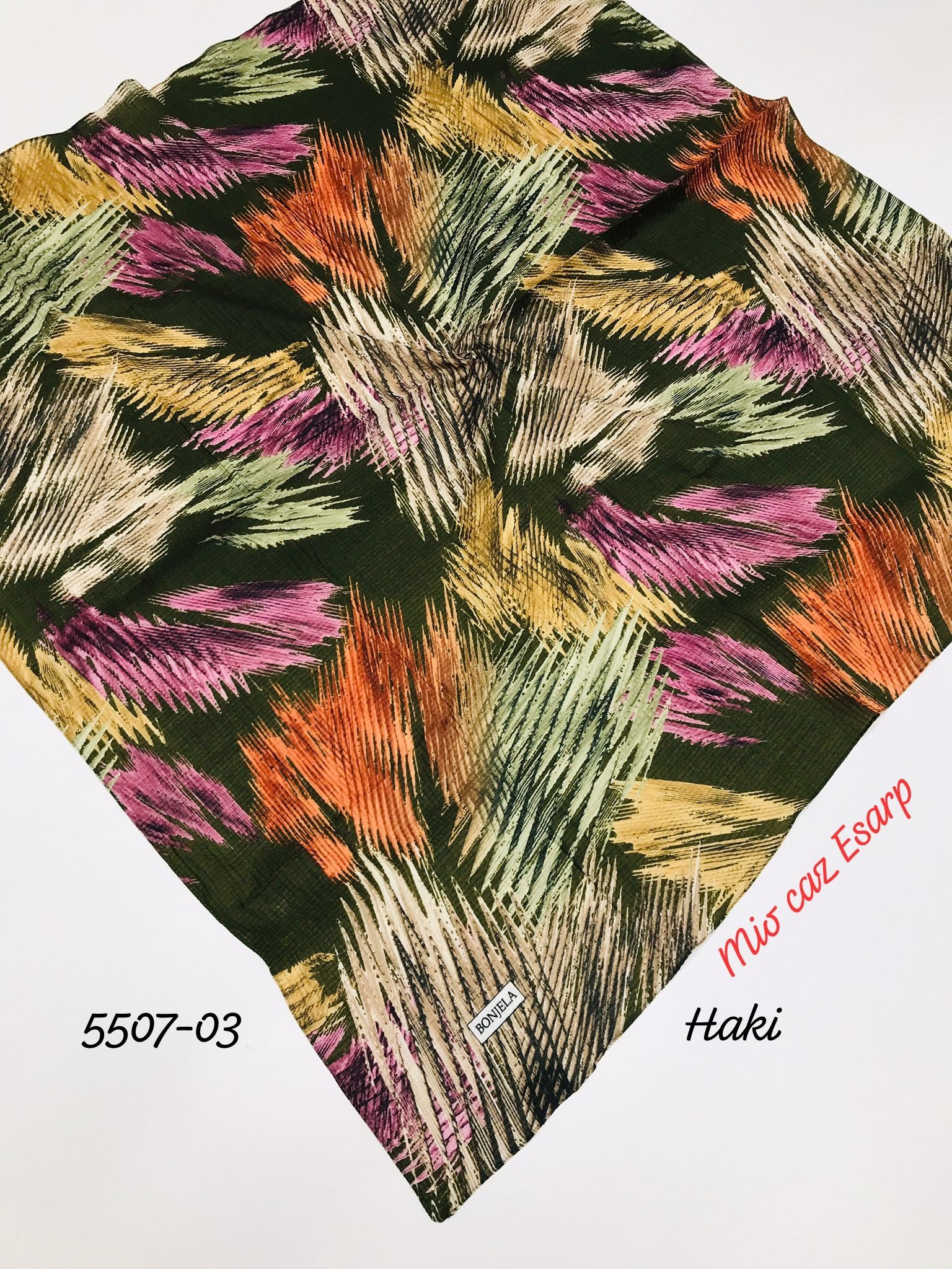 5507 Desenli Mio Caz Eşarp