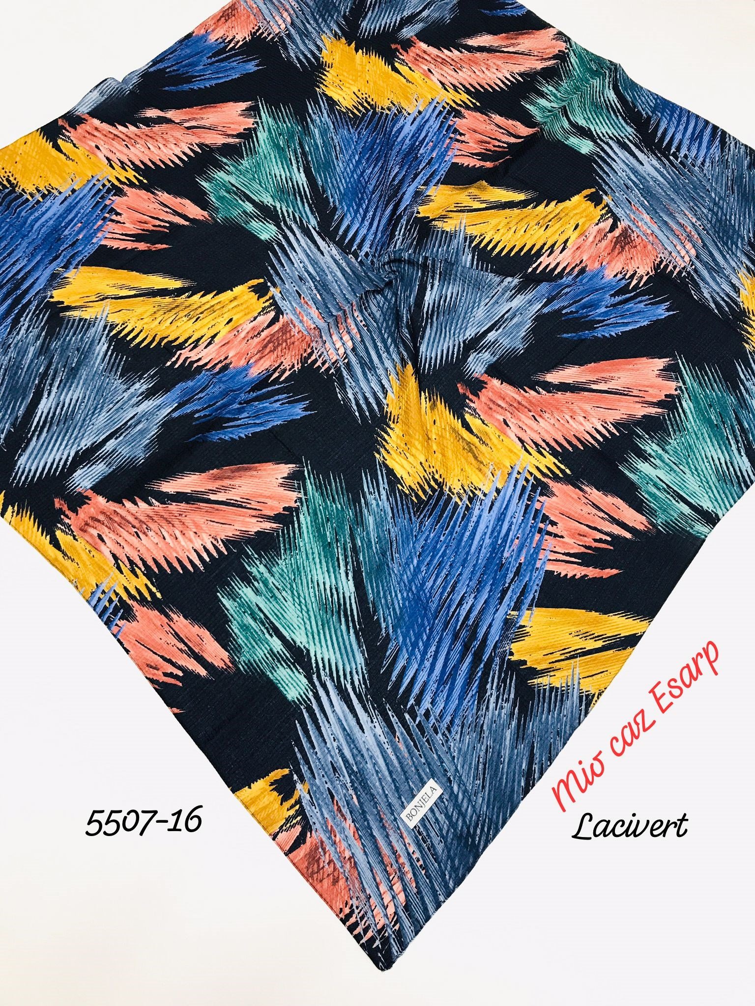 5507 Desenli Mio Caz Eşarp