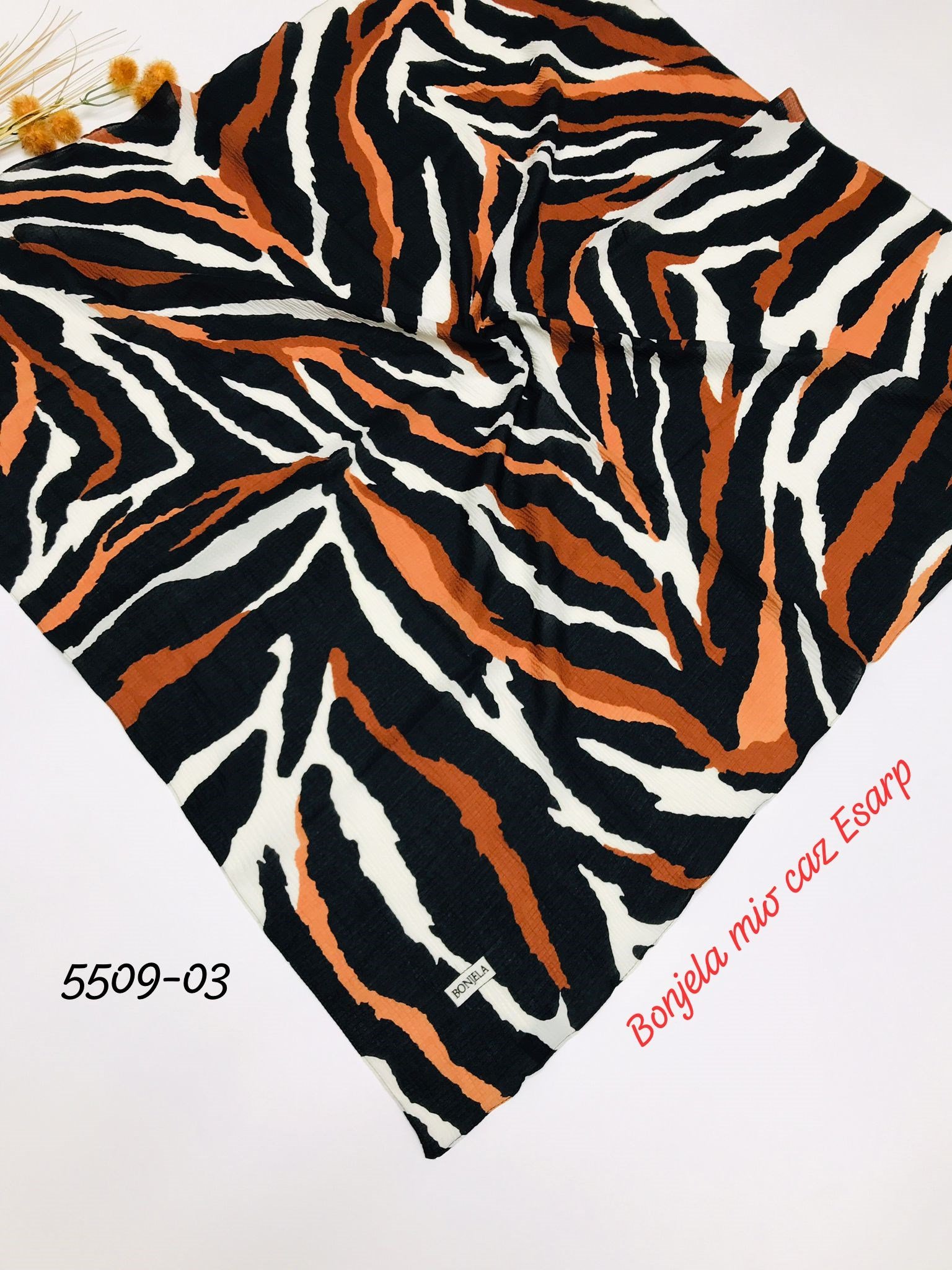 5509 Desenli Mio Caz Eşarp