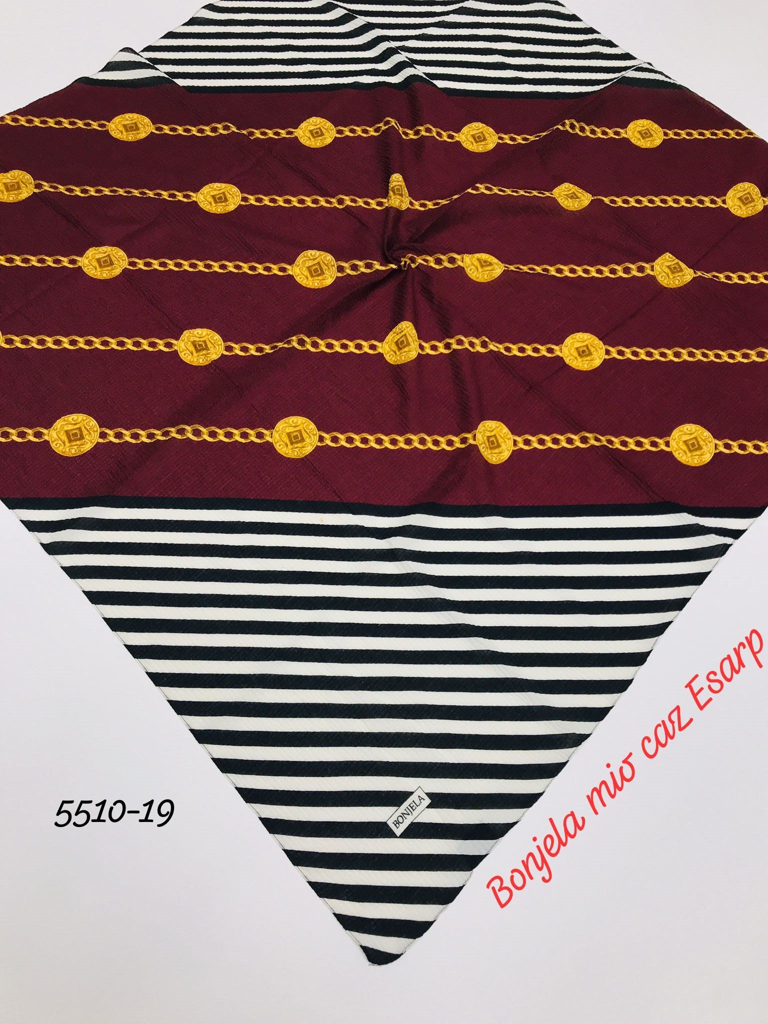 5510 Desenli Mio Caz Eşarp