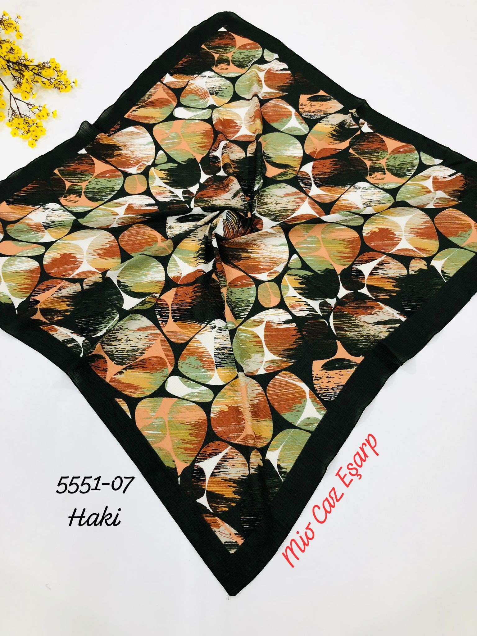 5551 Desenli Mio Caz Eşarp