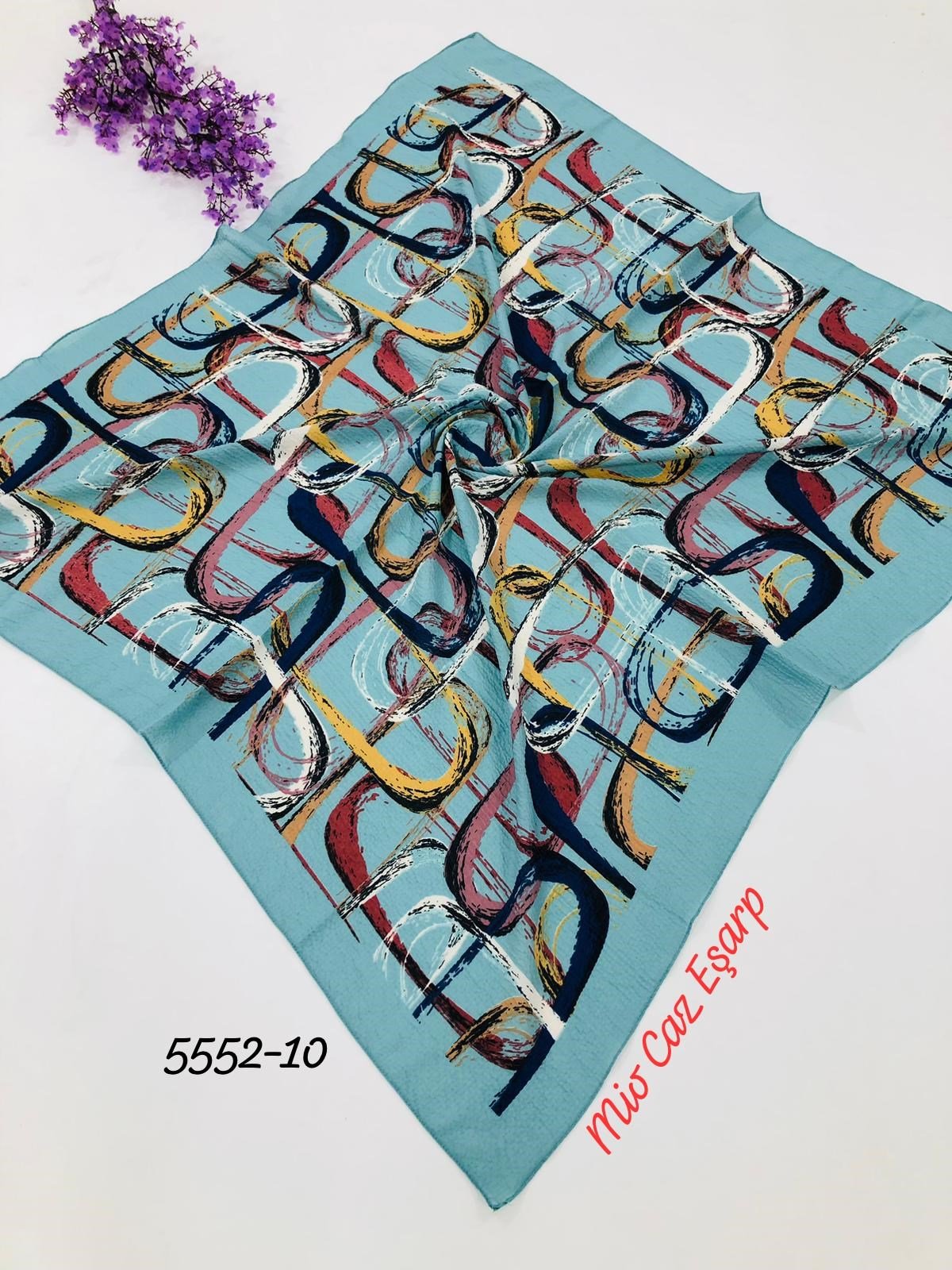5552 Desenli Mio Caz Eşarp