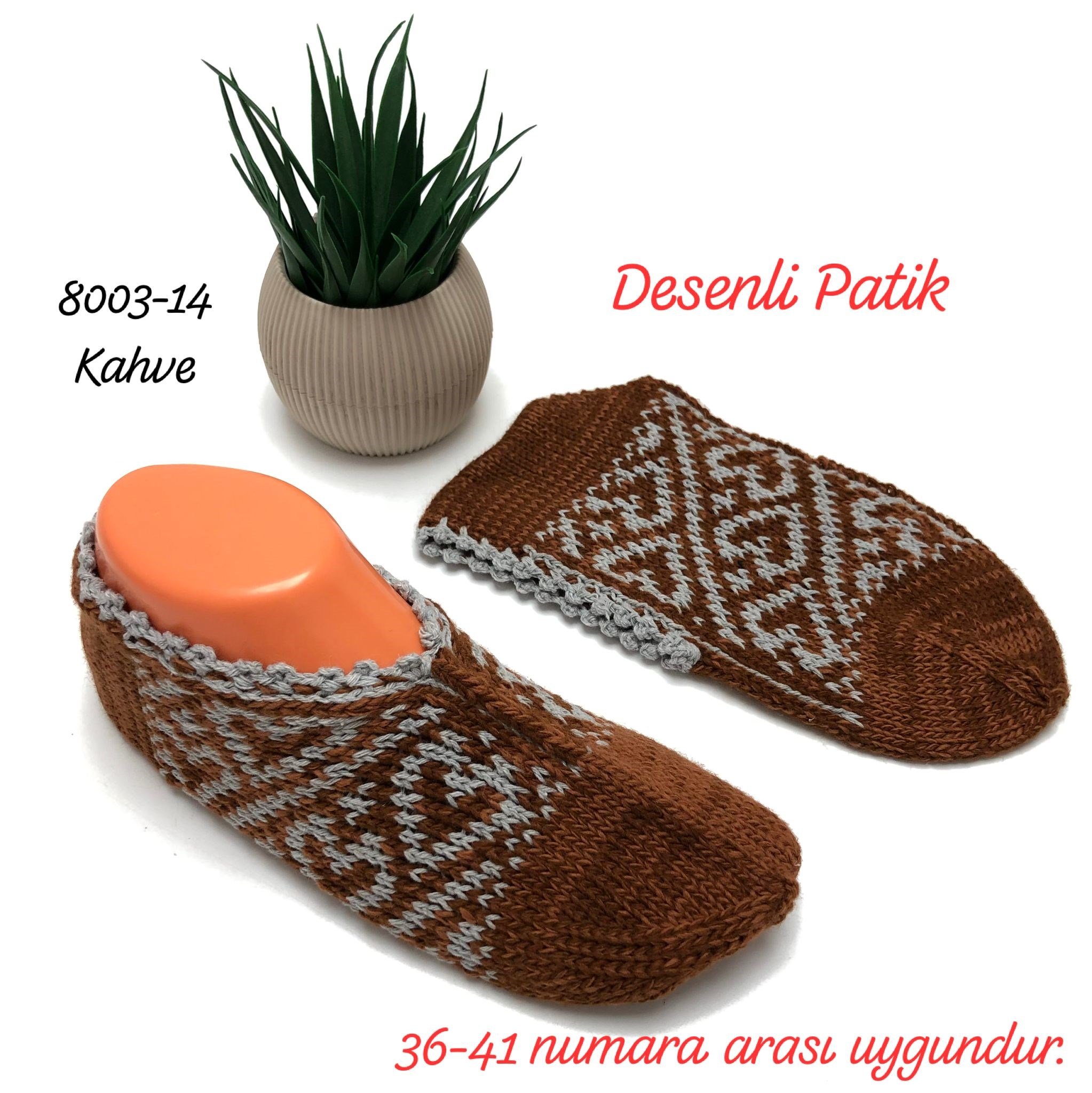 8003 Desenli Patik