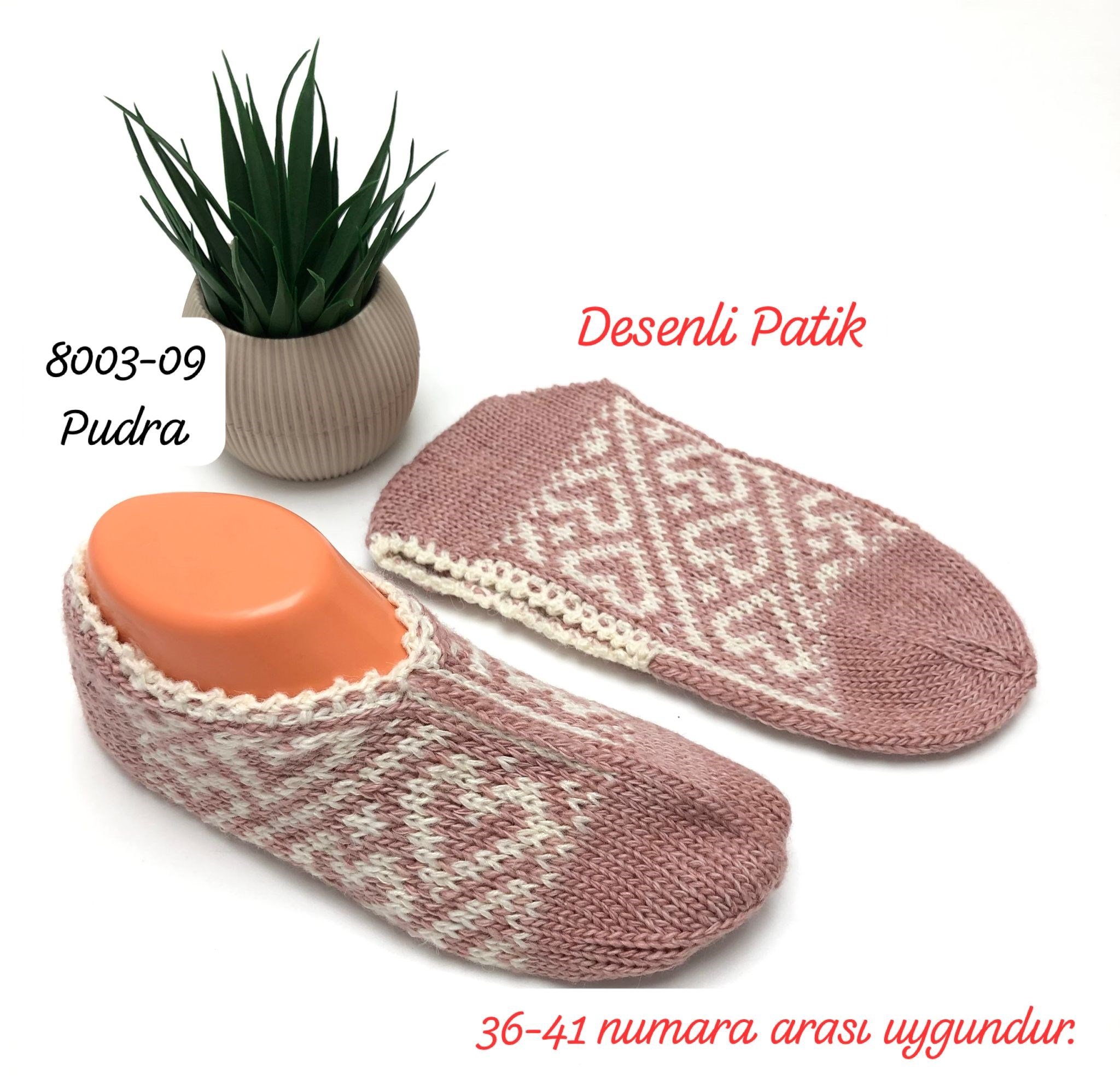 8003 Desenli Patik