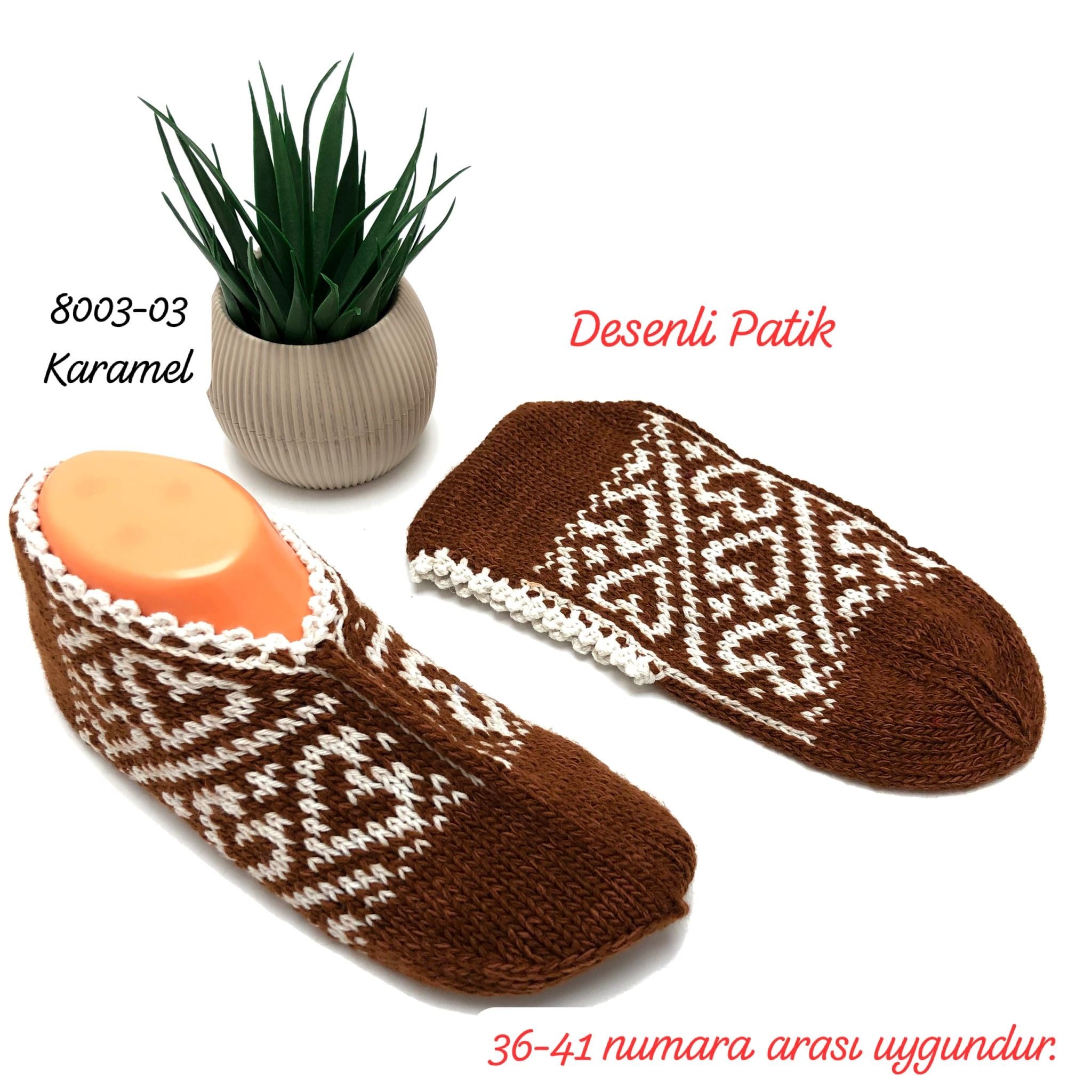 8003 Desenli Patik