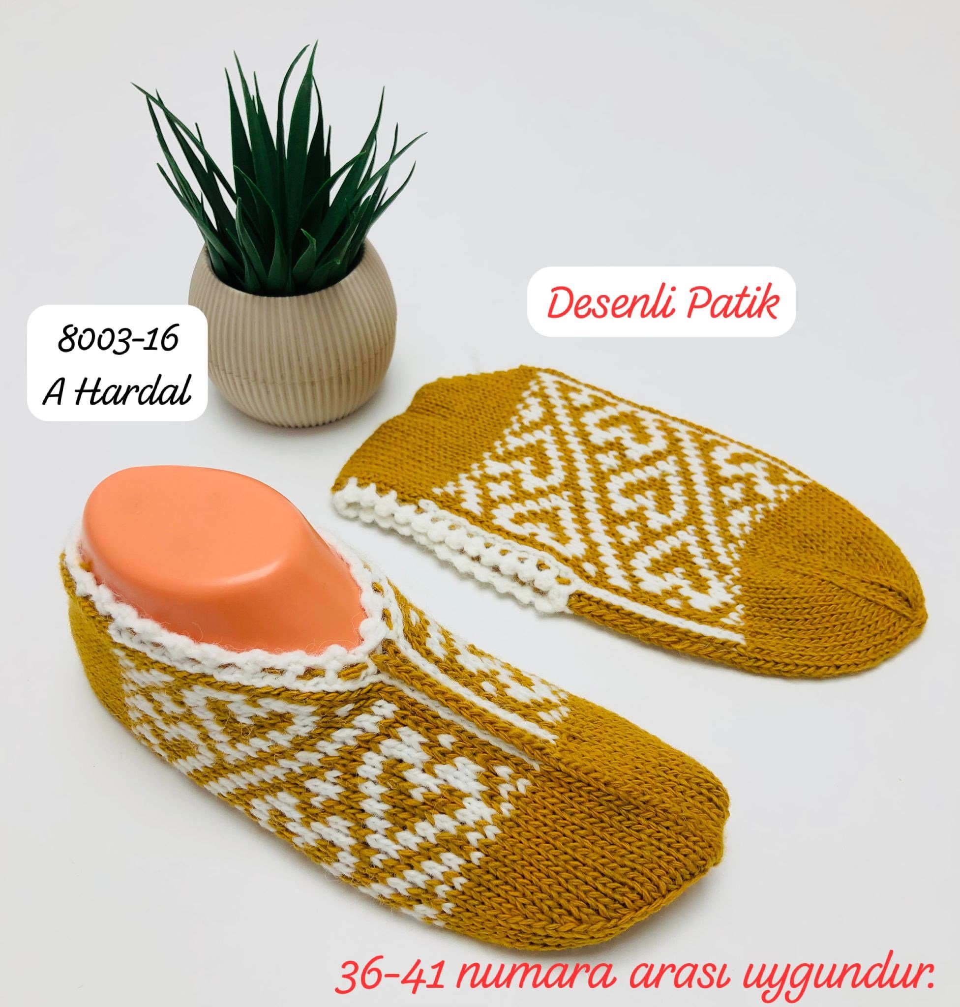 8003 Desenli Patik