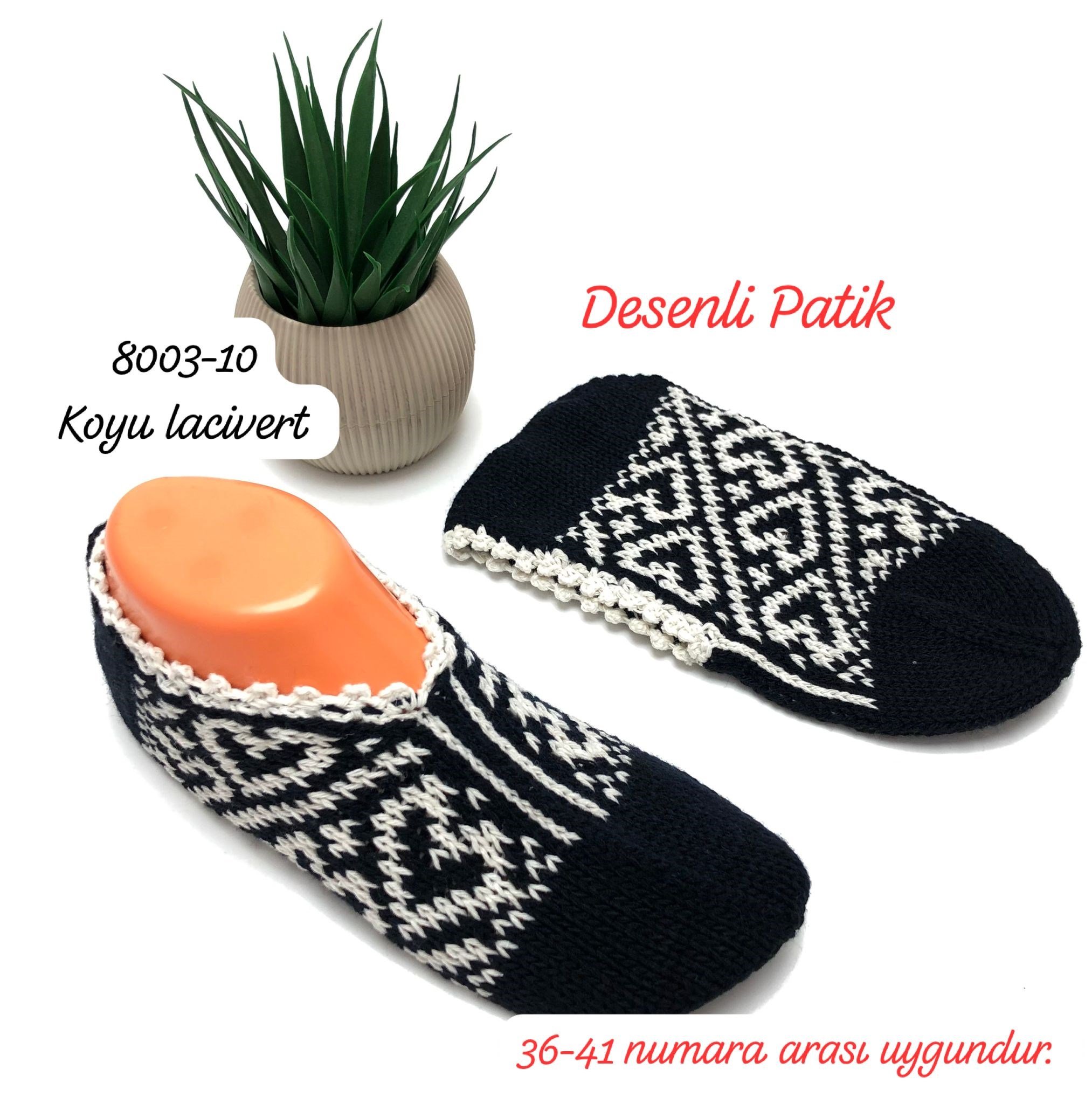 8003 Desenli Patik