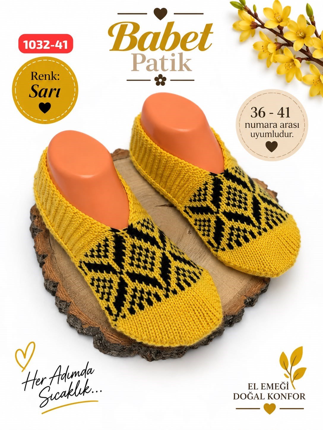 Desenli Patik