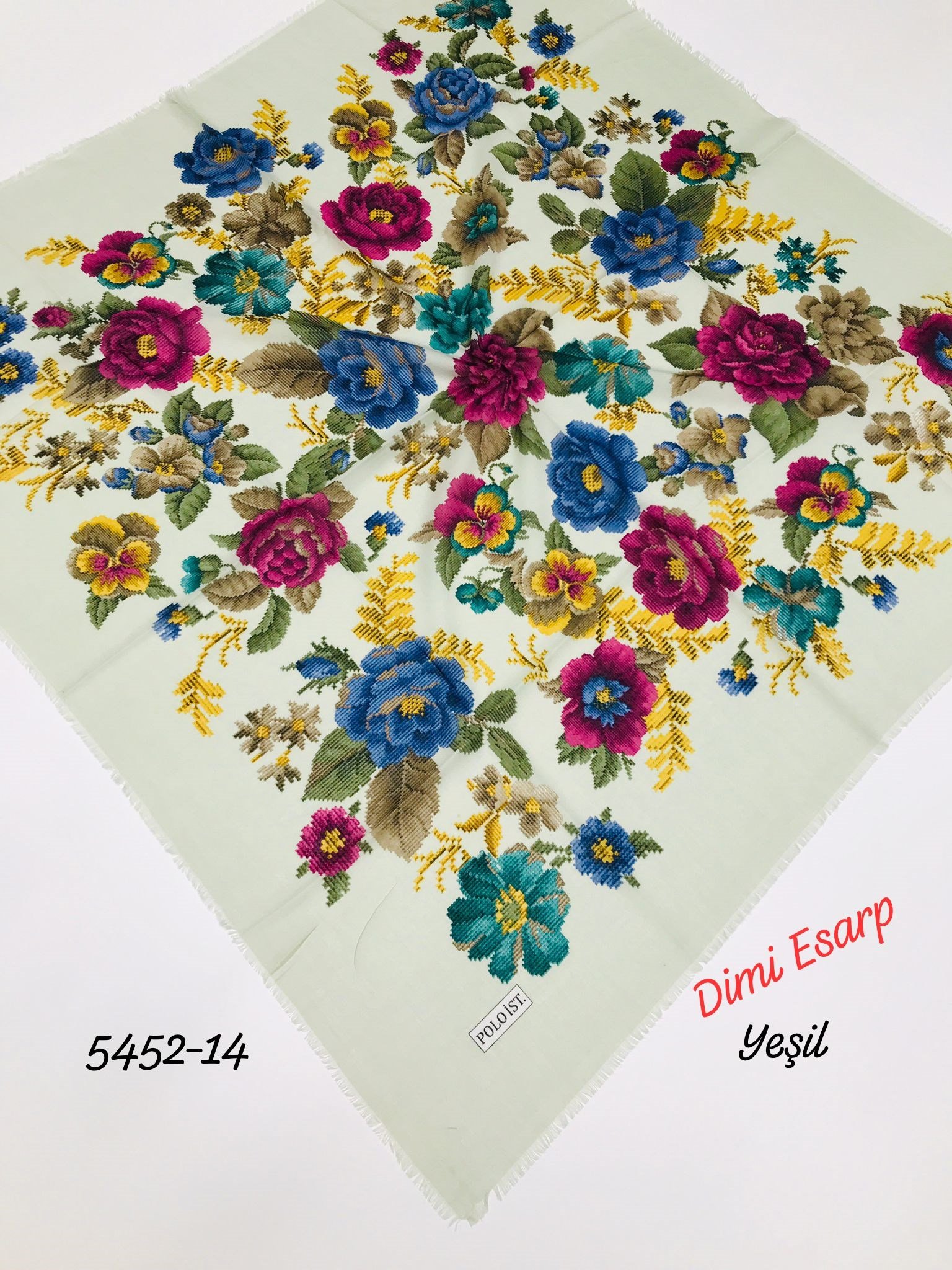 5452 Dimi Flamlı Eşarp