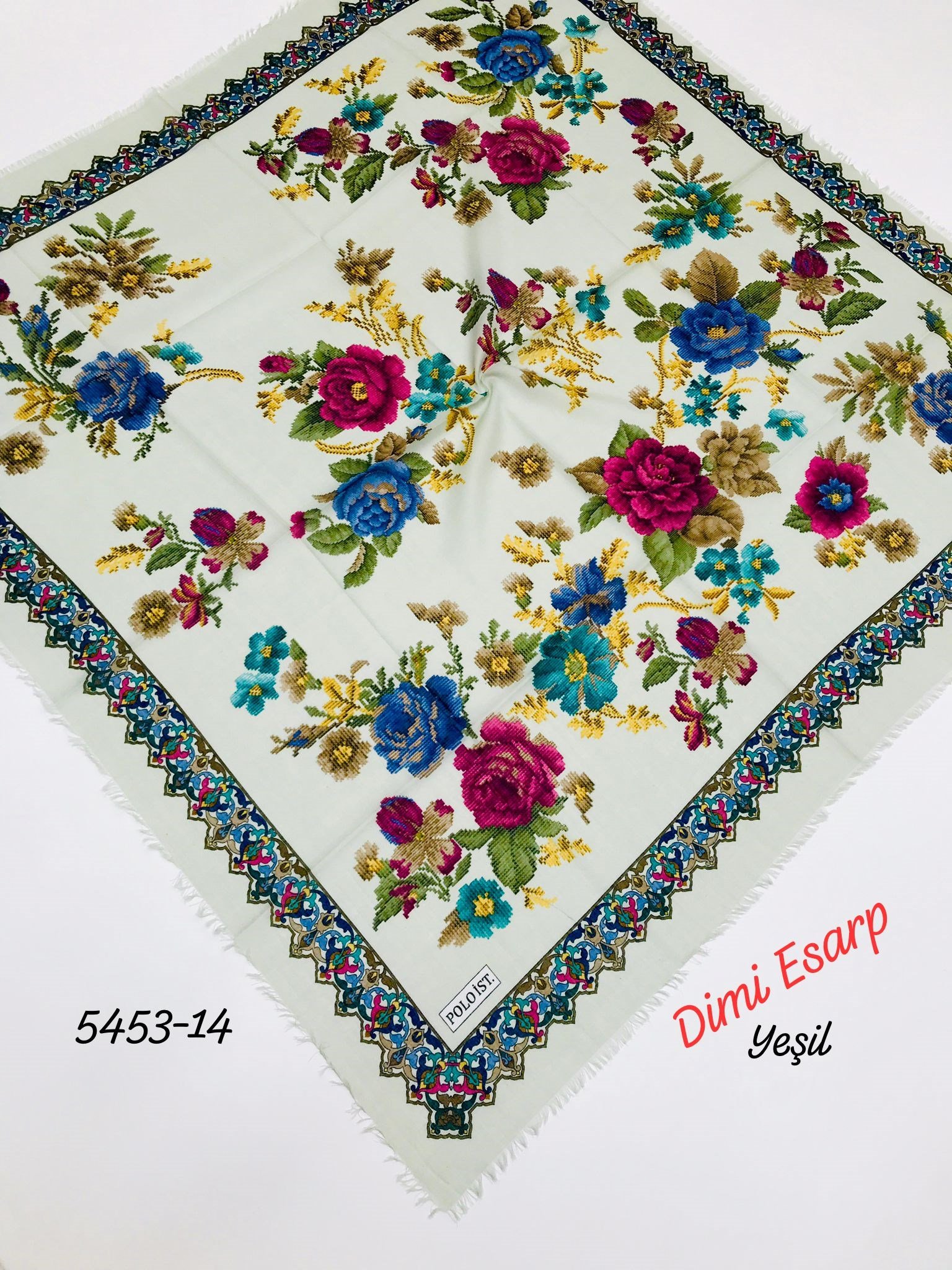 5453 Dimi Flamlı Eşarp