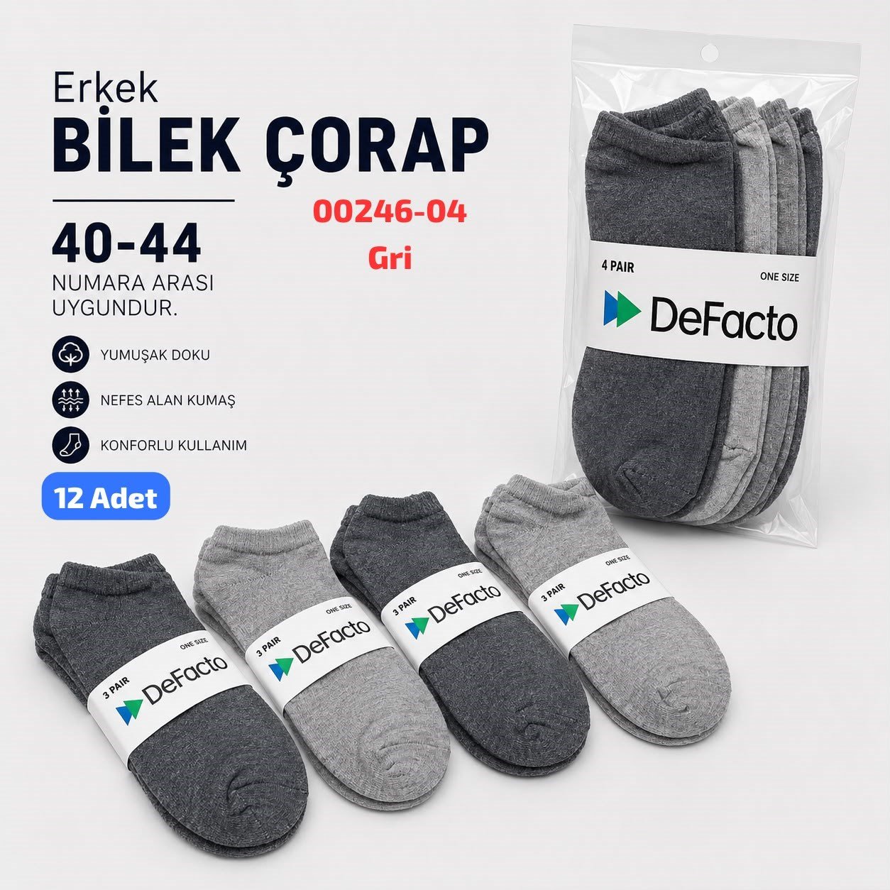 Erkek Bilek Çorap