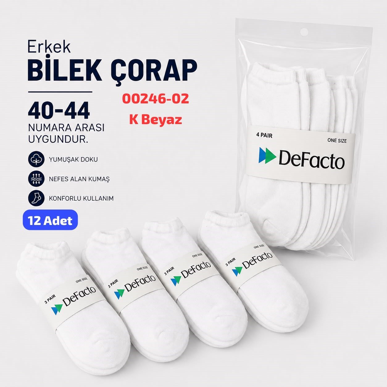 Erkek Bilek Çorap