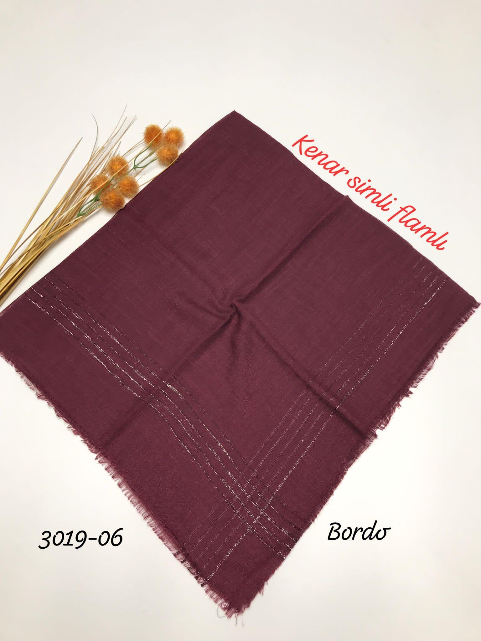 3019 Kenar Simli Flamlı