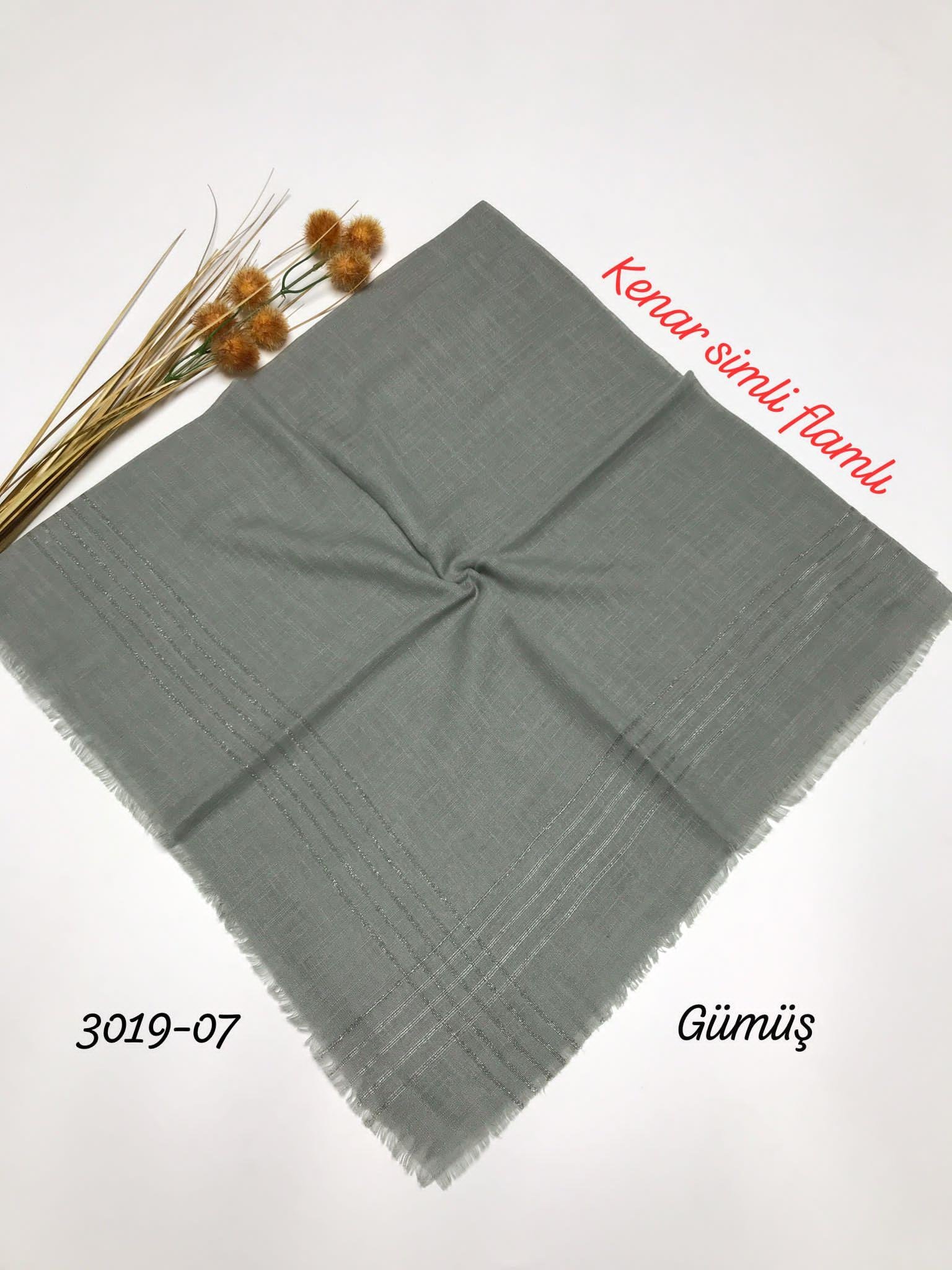 3019 Kenar Simli Flamlı