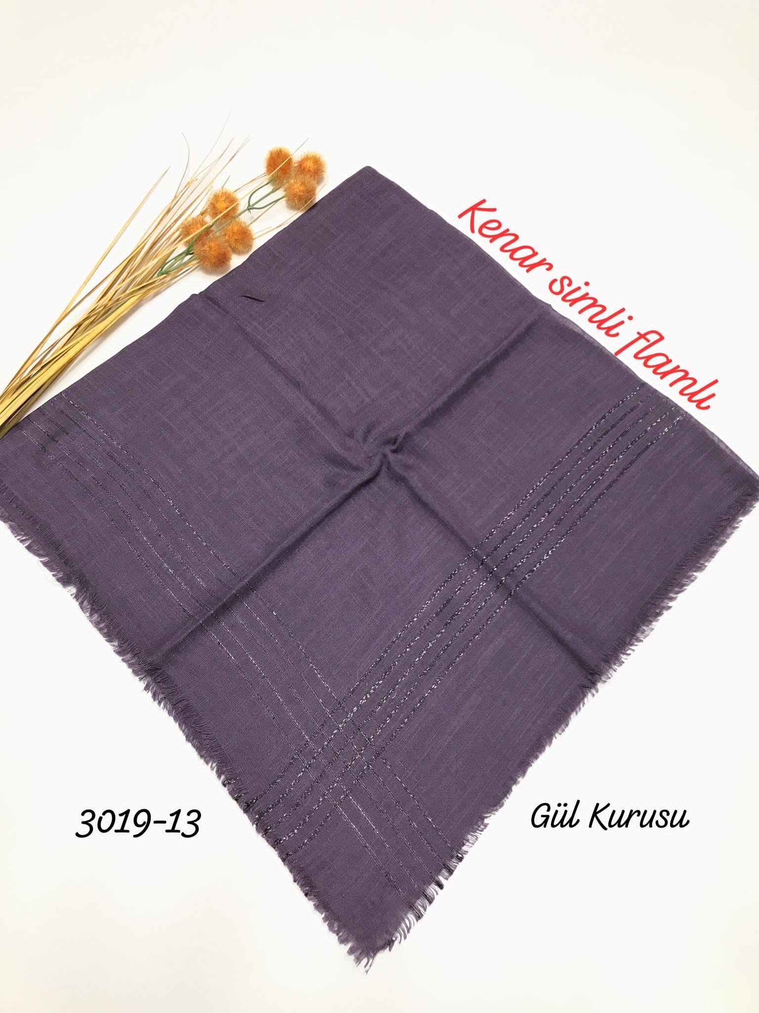 3019 Kenar Simli Flamlı