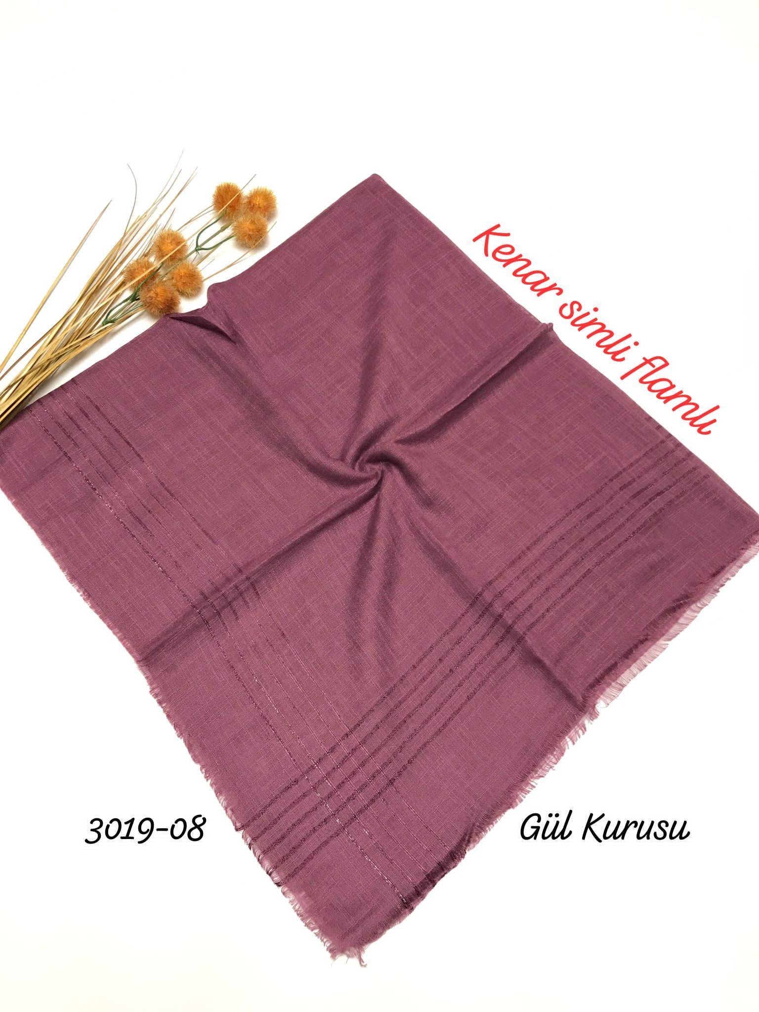 3019 Kenar Simli Flamlı