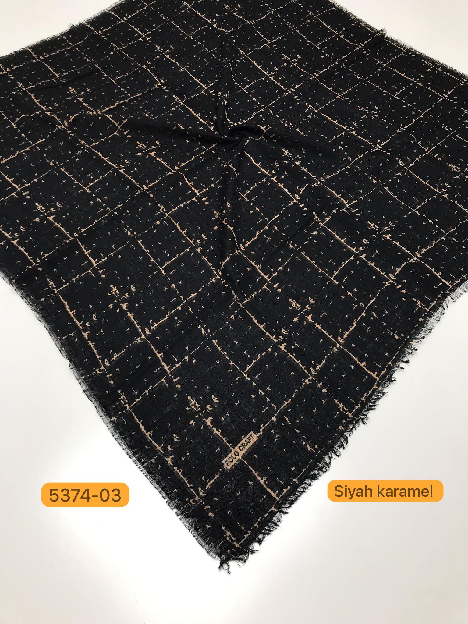 5374 Flamlı  Pamuk Eşarp