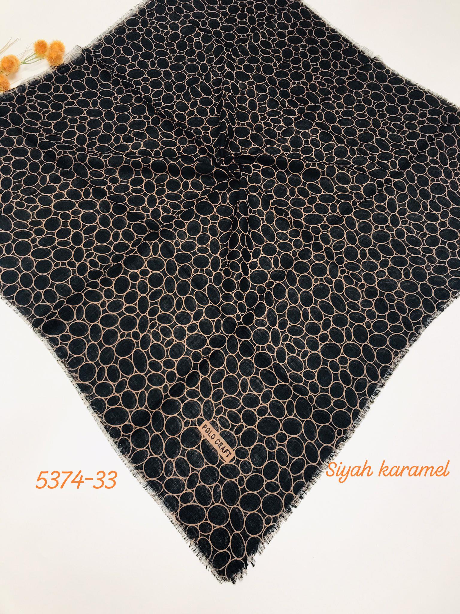 5374 Flamlı  Pamuk Eşarp
