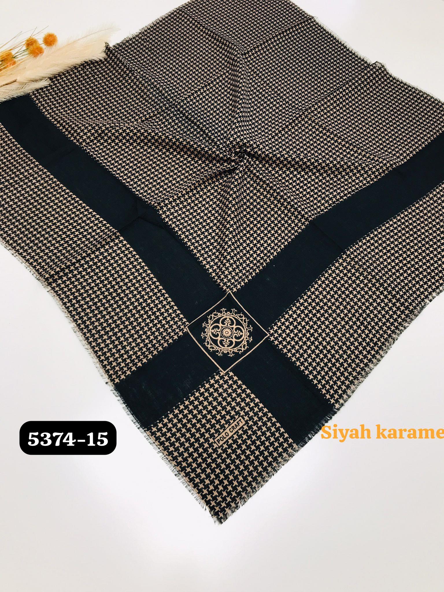 5374 Flamlı  Pamuk Eşarp