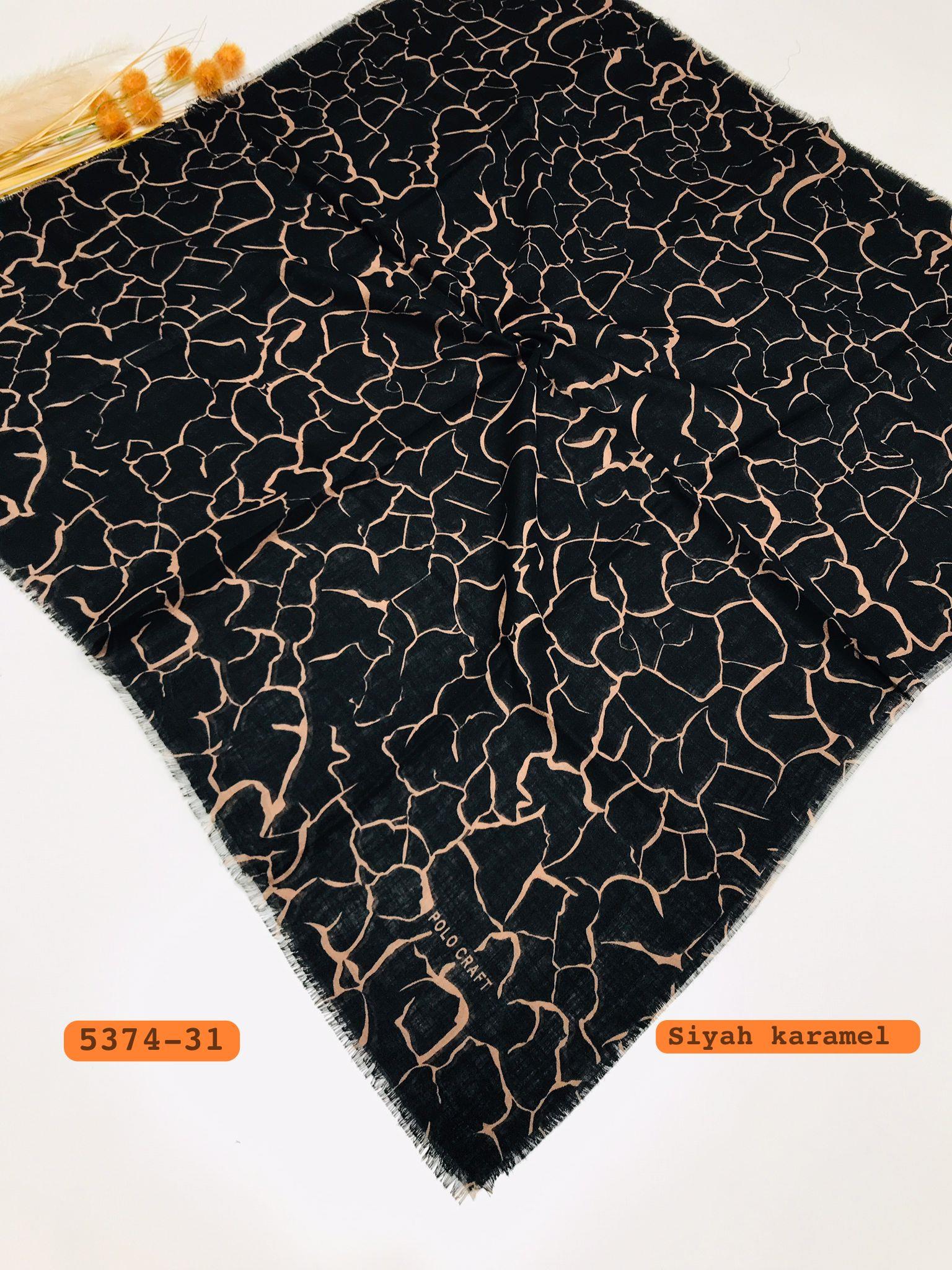 5374 Flamlı  Pamuk Eşarp