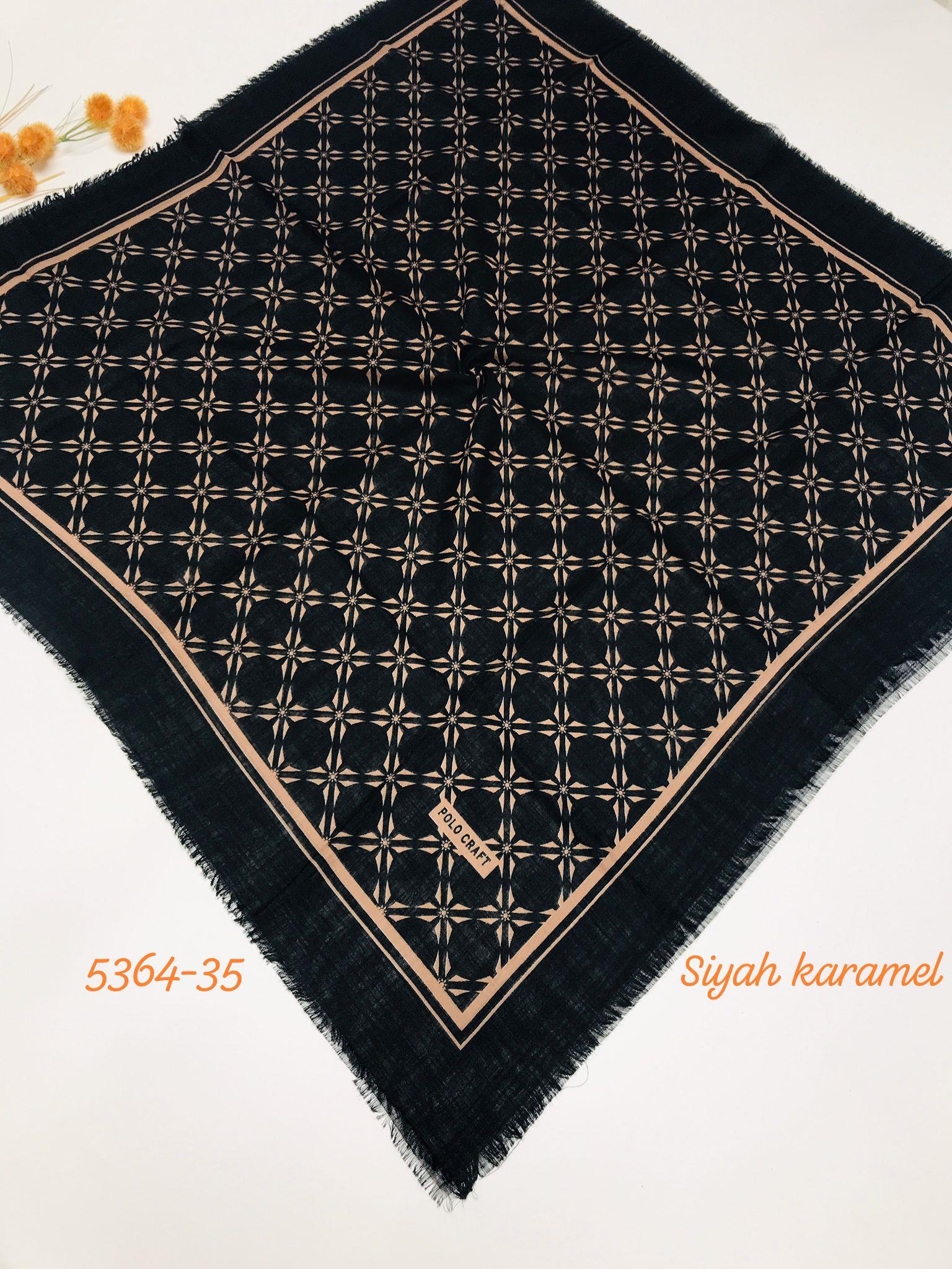 5374 Flamlı  Pamuk Eşarp