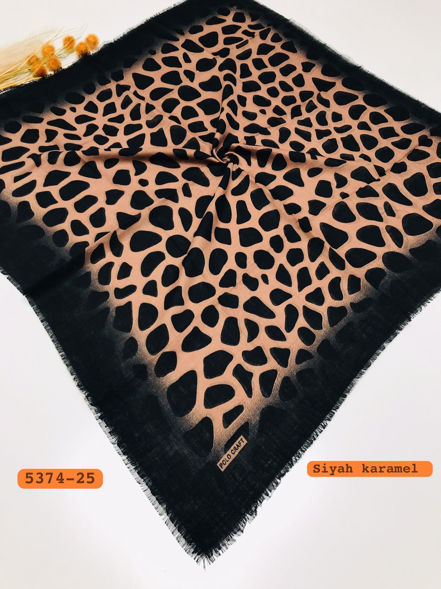 5374 Flamlı  Pamuk Eşarp