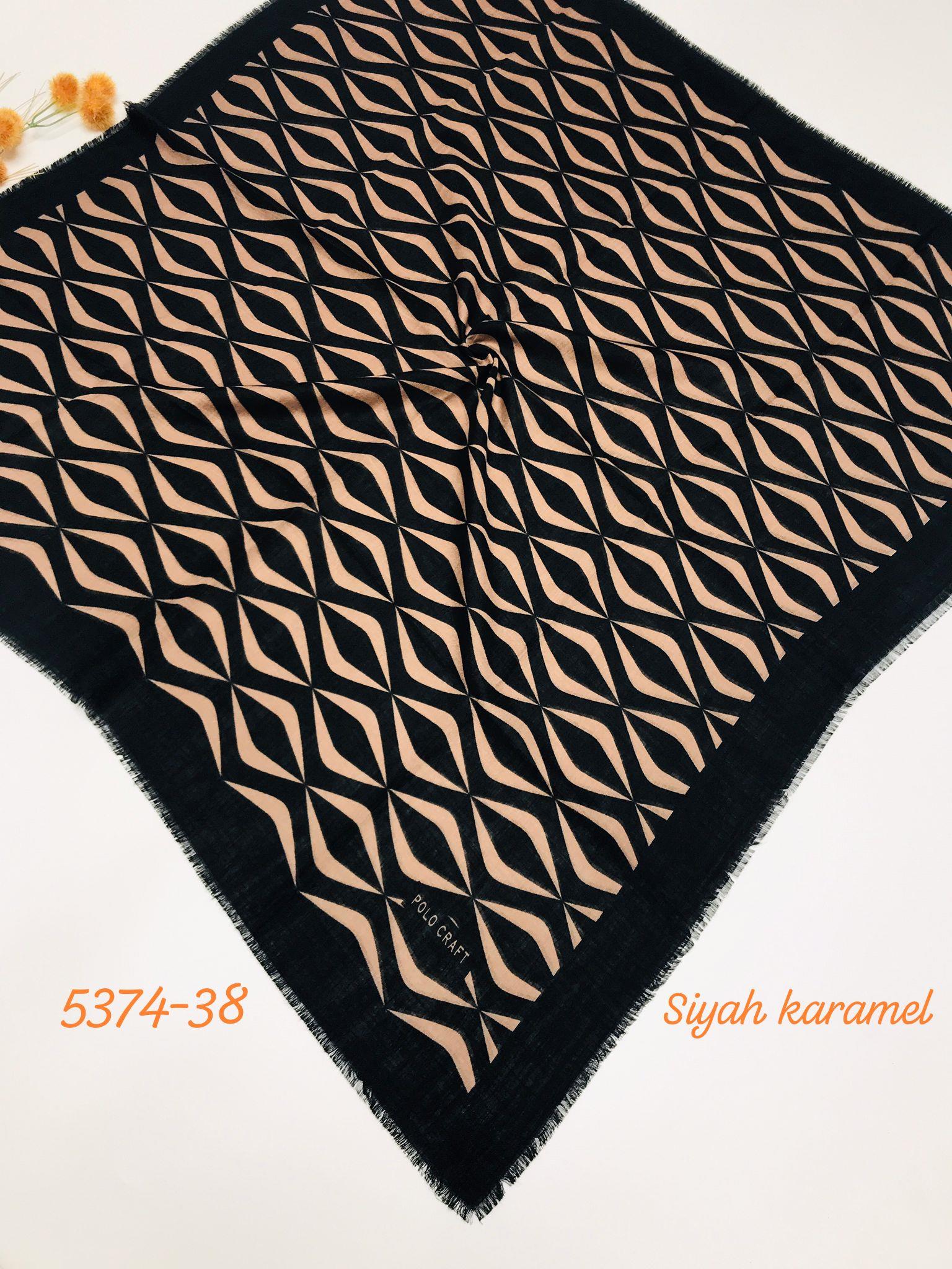 5374 Flamlı  Pamuk Eşarp