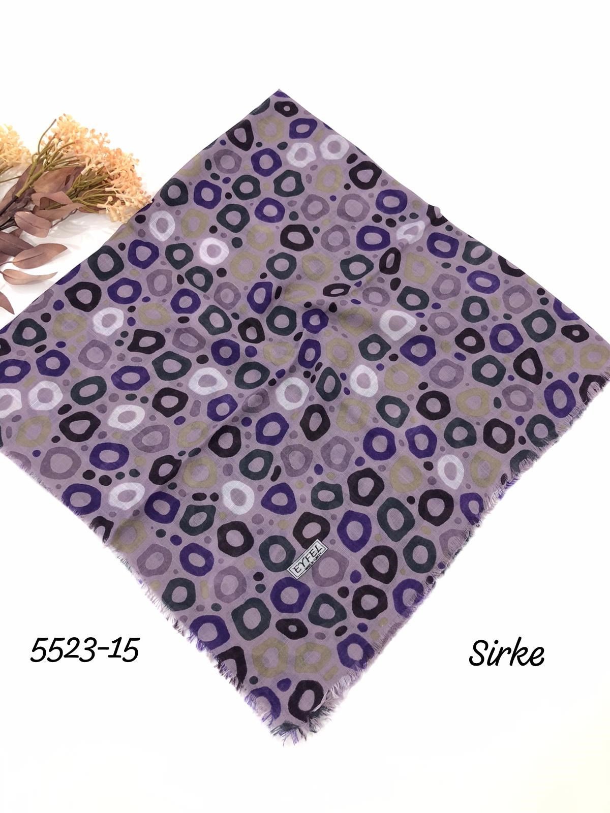 5523 Flamlı  Pamuk Eşarp