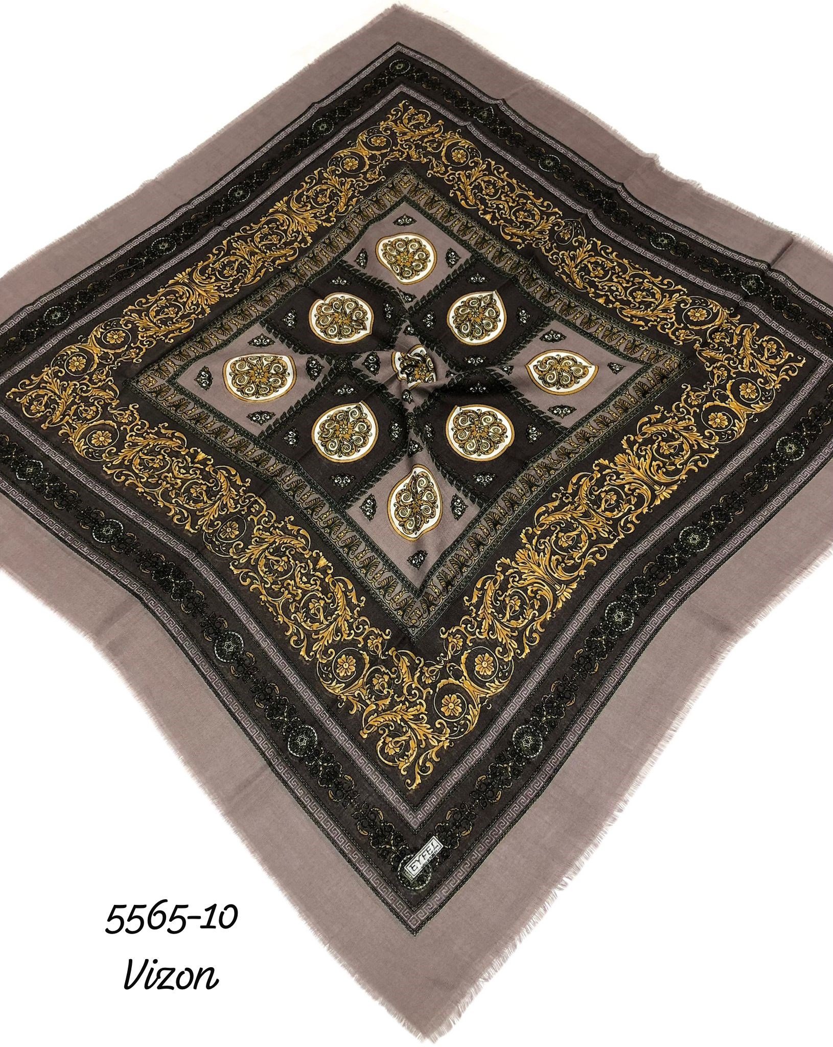 5565 Flamlı Pamuk Eşarp