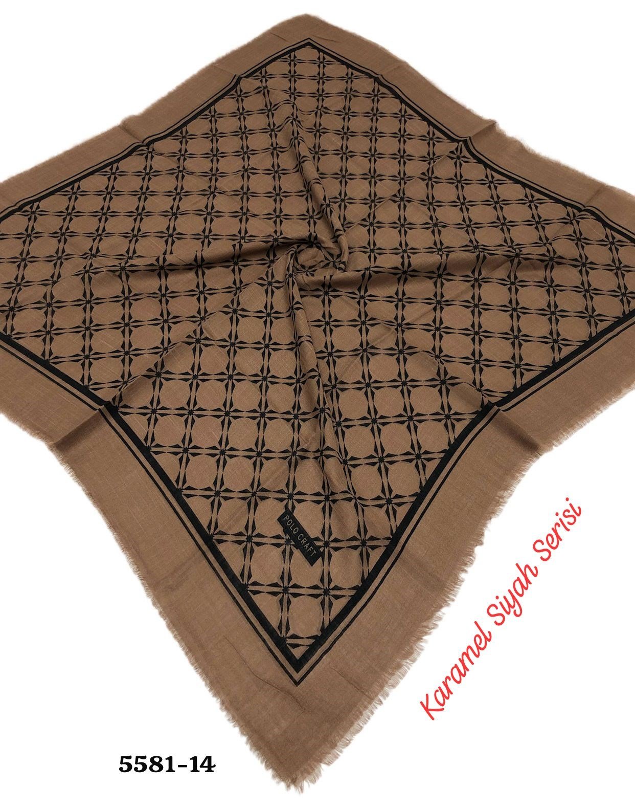 5581 Flamlı Pamuk Eşarp