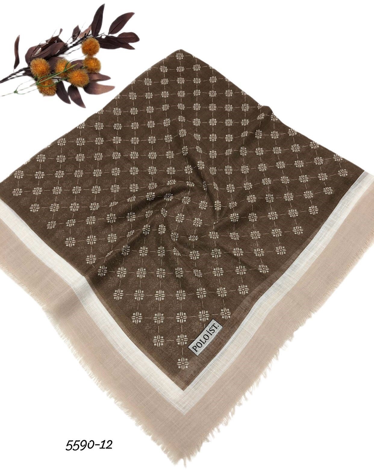 5590 Flamlı Pamuk Eşarp