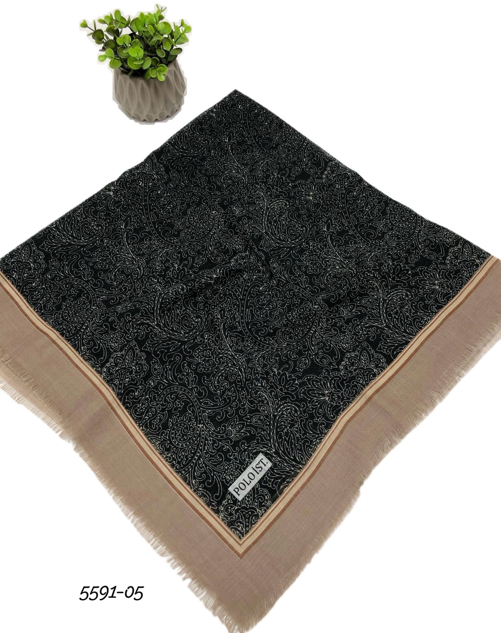 5591 Flamlı Pamuk Eşarp