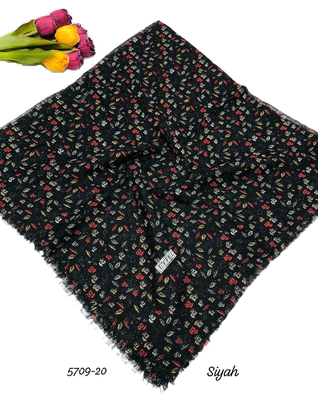 5709 Flamlı Pamuk Eşarp