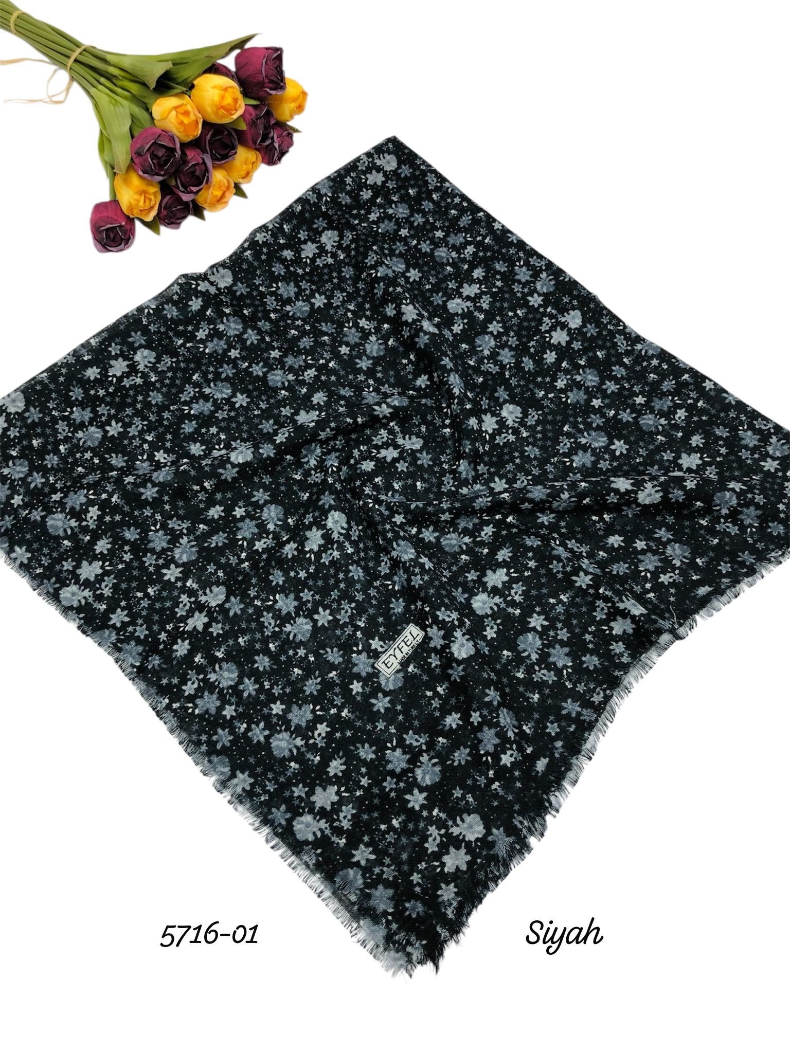 5716 Flamlı Pamuk Eşarp