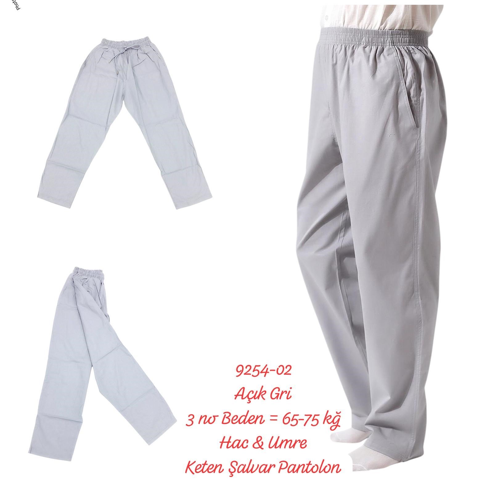 9254 Hac & Umre Keten Şalvar Pantalon