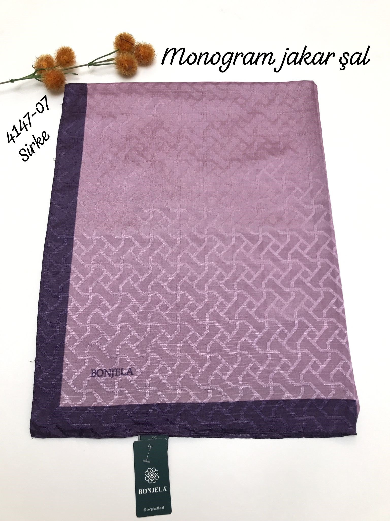 4147 Monogram Jakar Şal