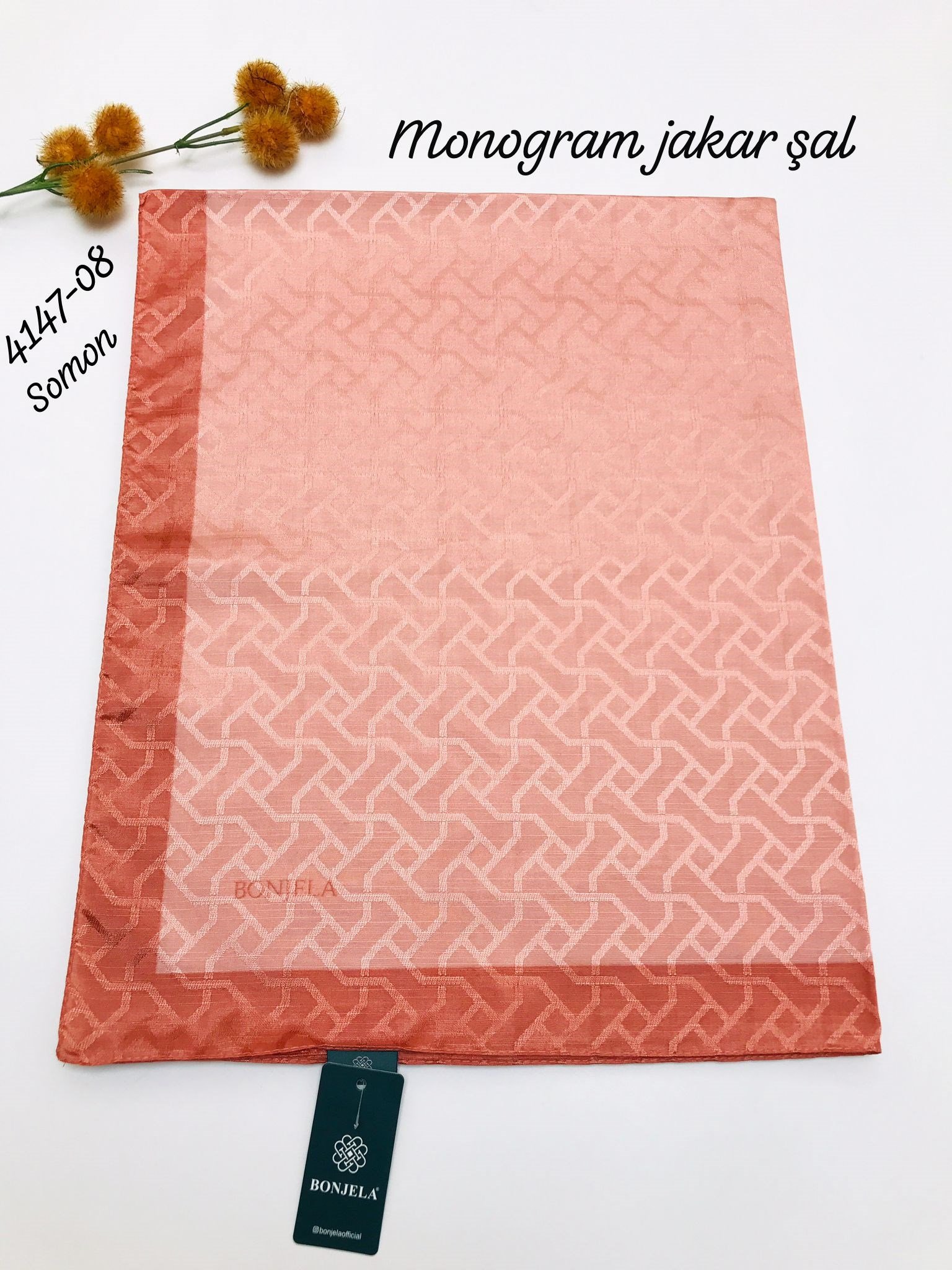 4147 Monogram Jakar Şal