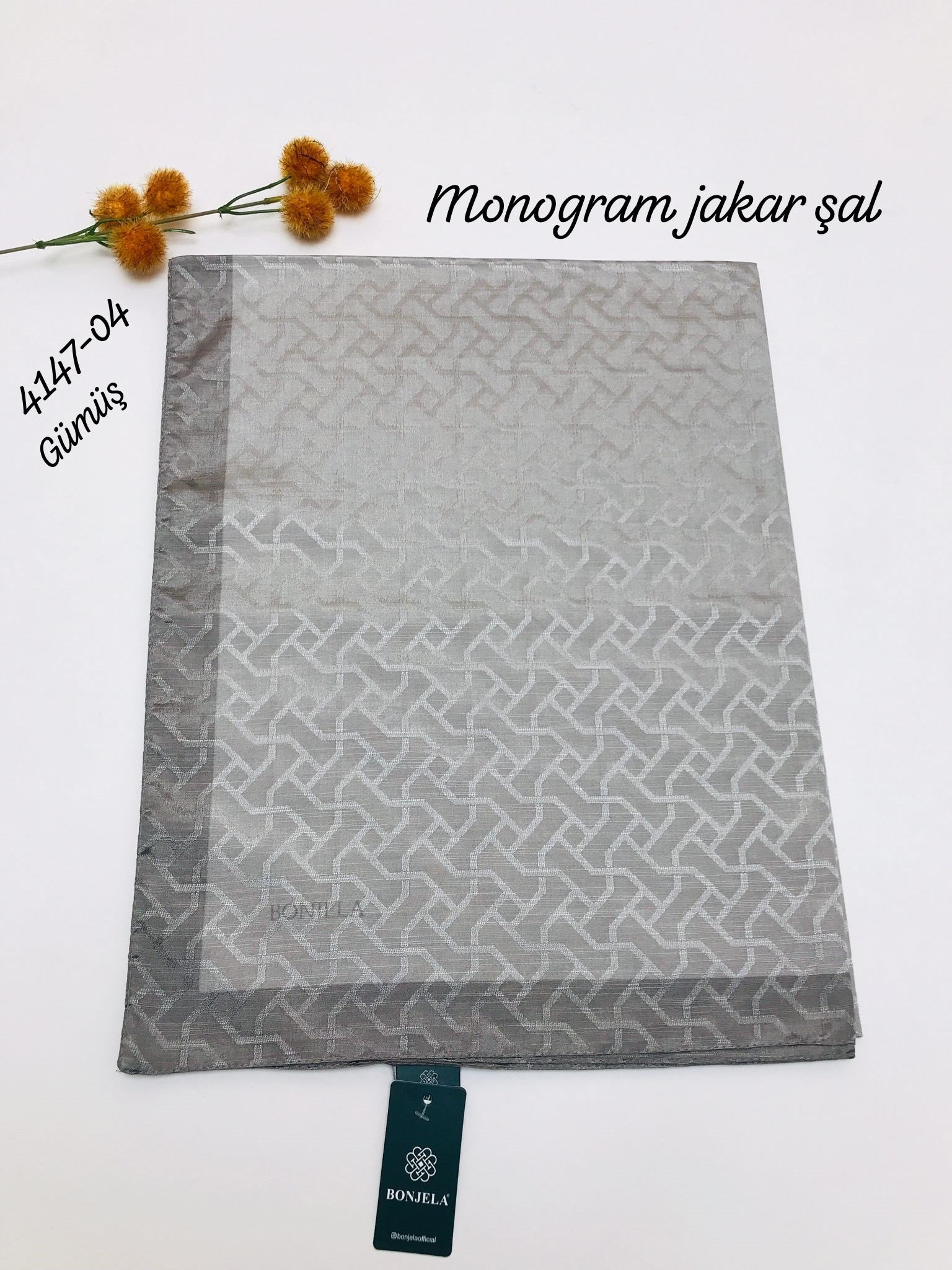 4147 Monogram Jakar Şal