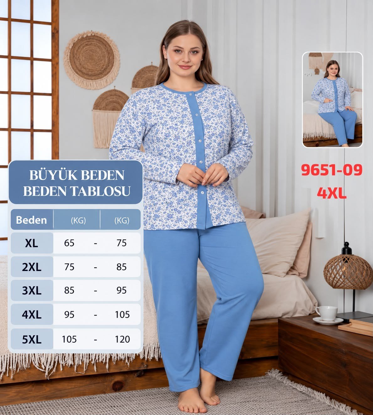 Battal Boy Pijama Takımı