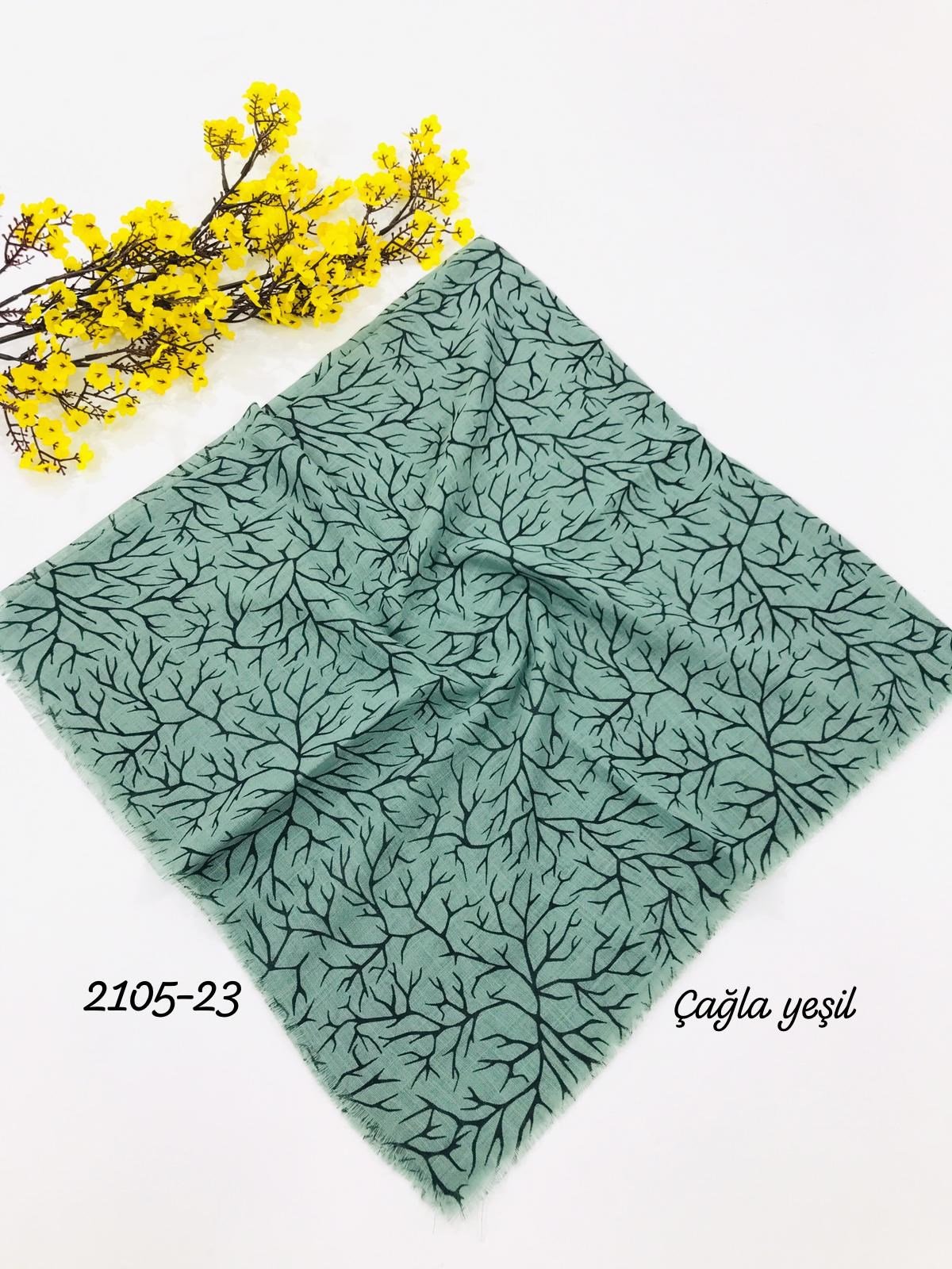 2105 Flamlı Pamuk Eşarp