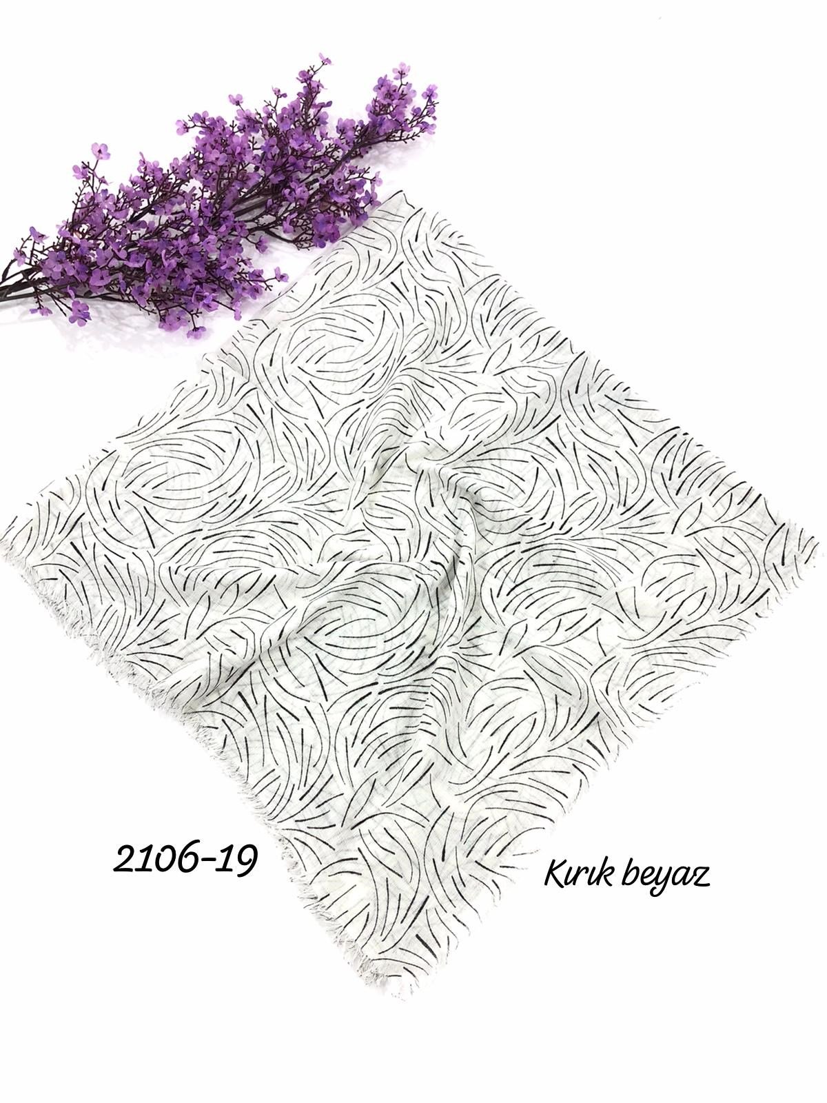 2106 Flamlı Pamuk Eşarp