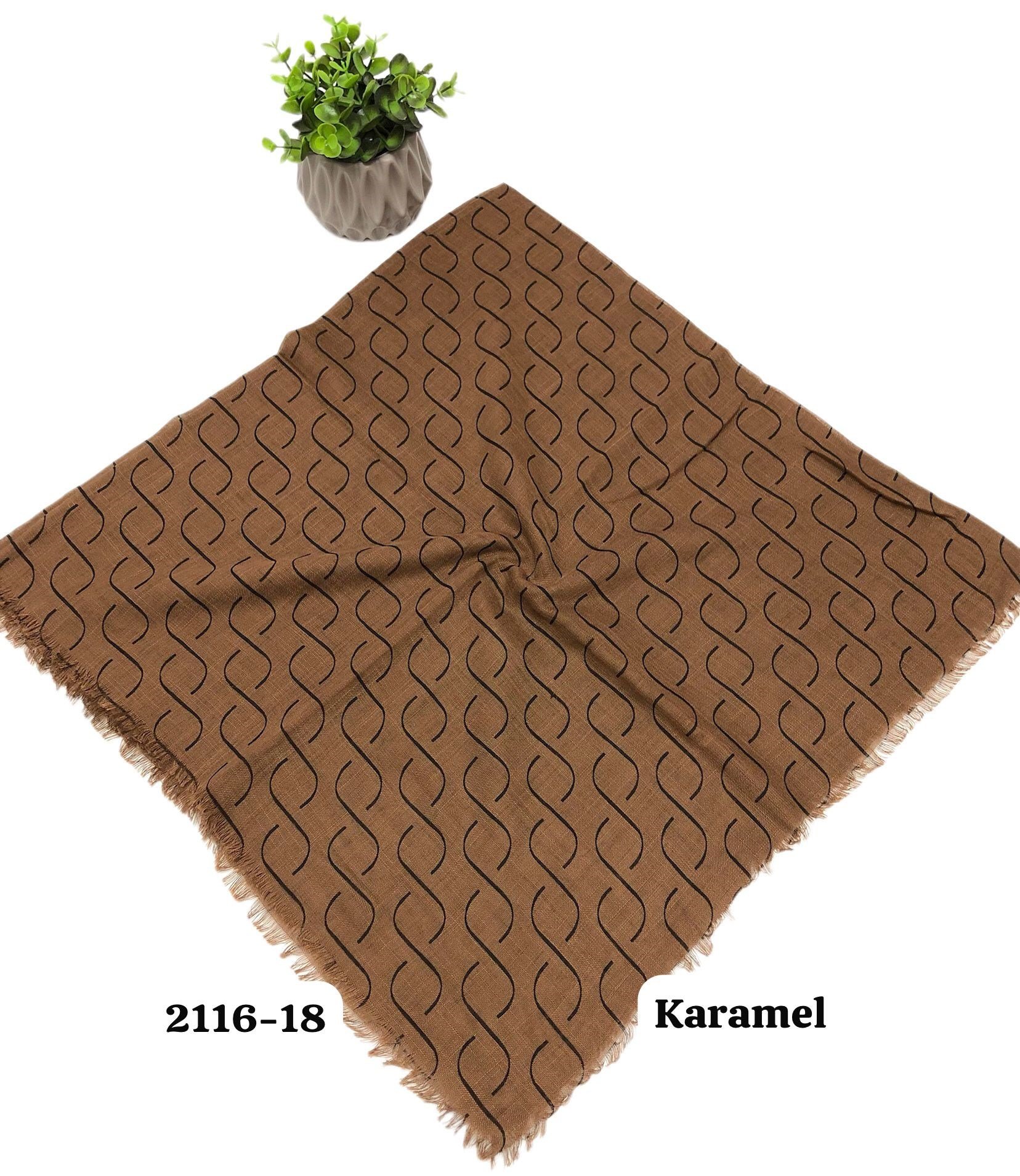 2116 Flamlı Pamuk Eşarp