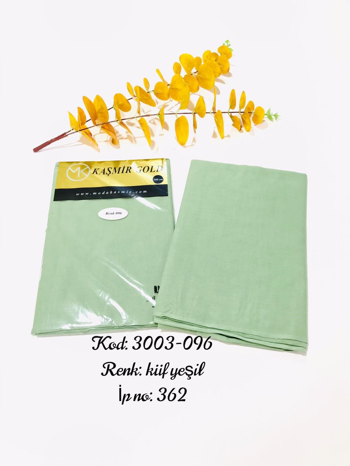 3003 Poşetli Kaşmir 100 Cm Düz Yazma