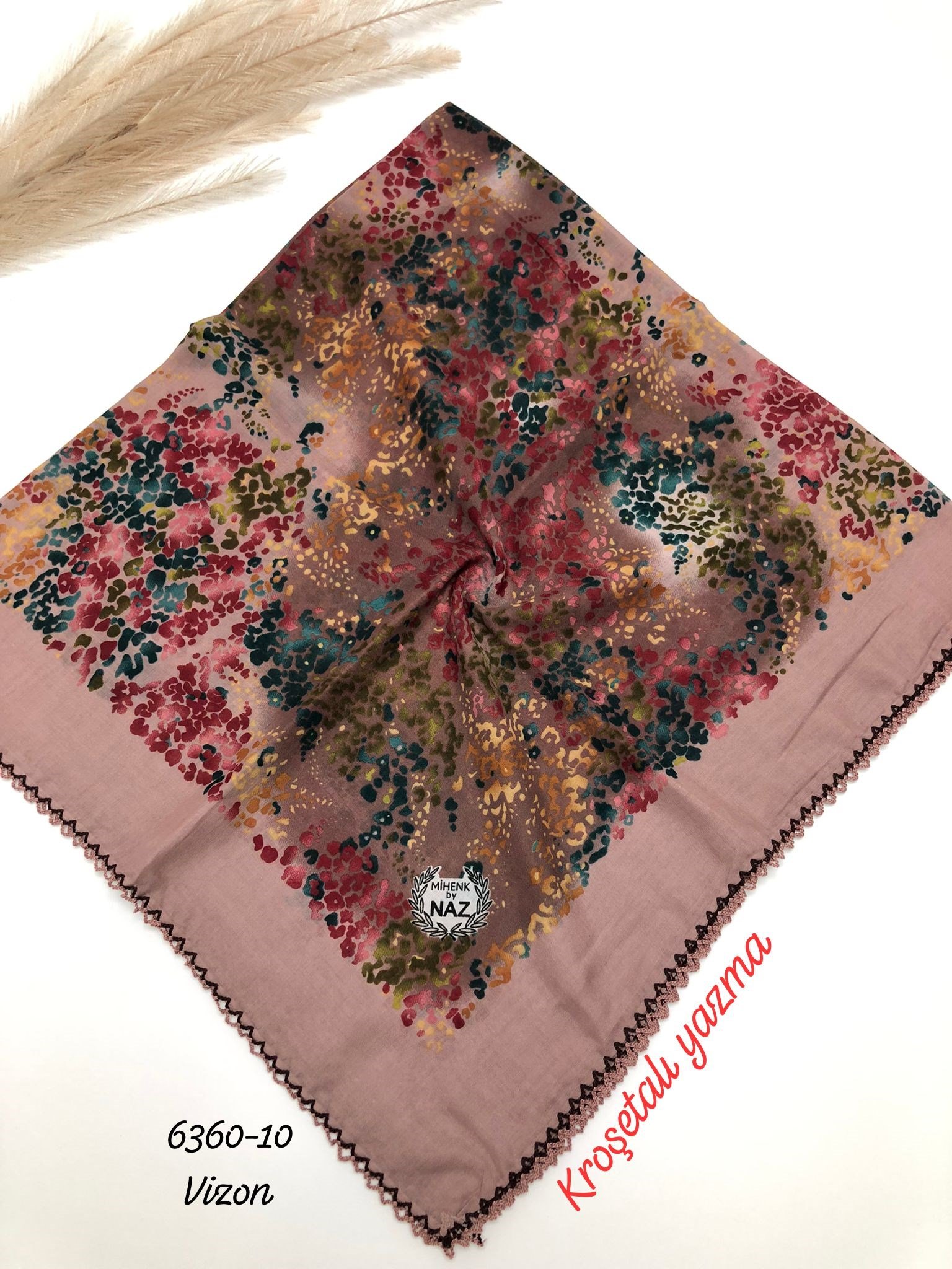 6360 Kenar Kroşetalı (Tığlı) Yazma