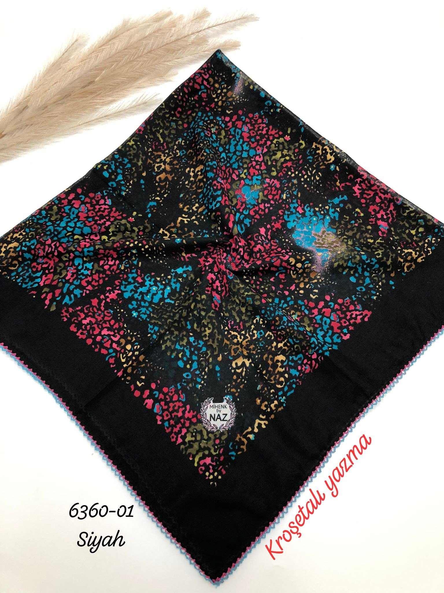 6360 Kenar Kroşetalı (Tığlı) Yazma